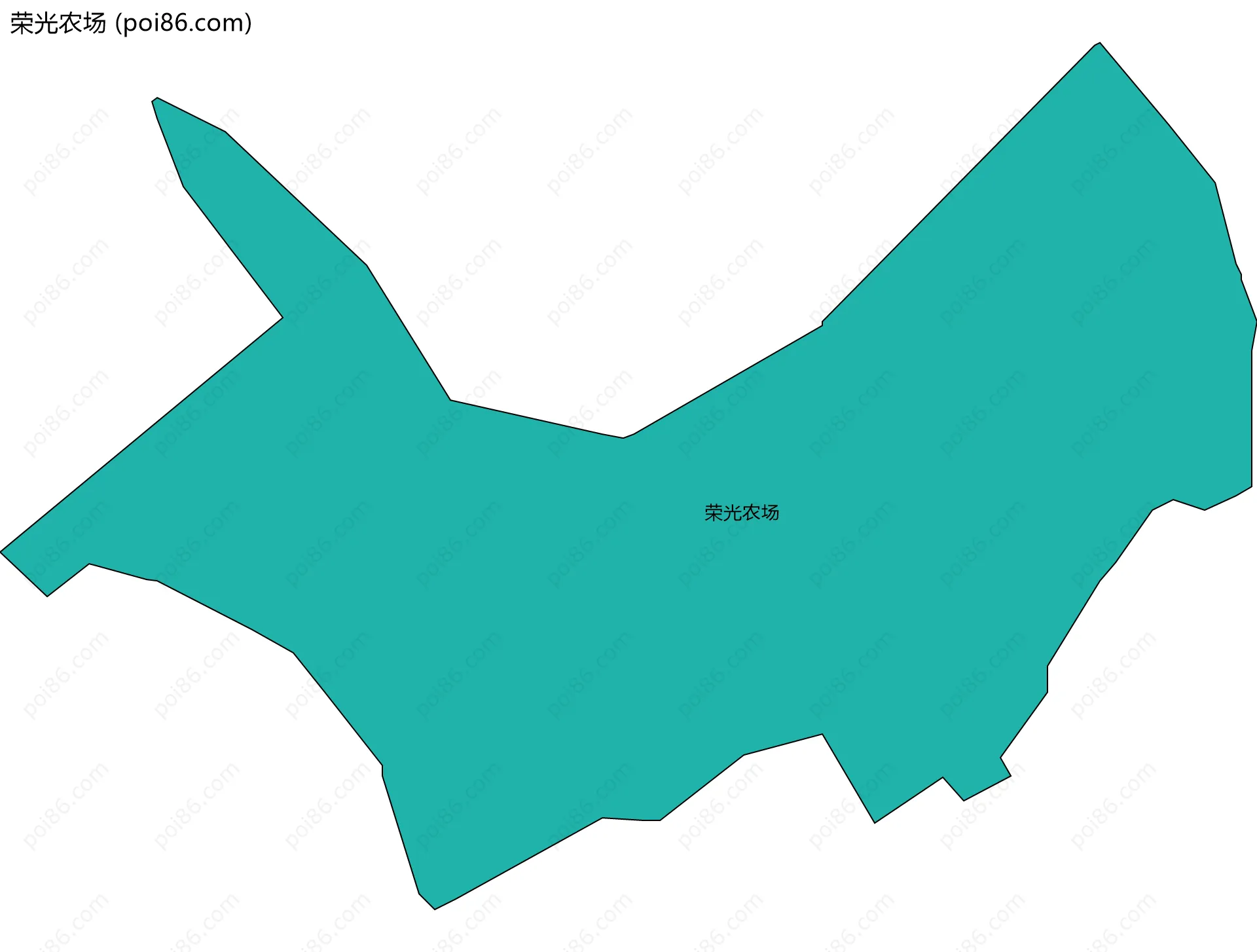 荣光农场边界地图
