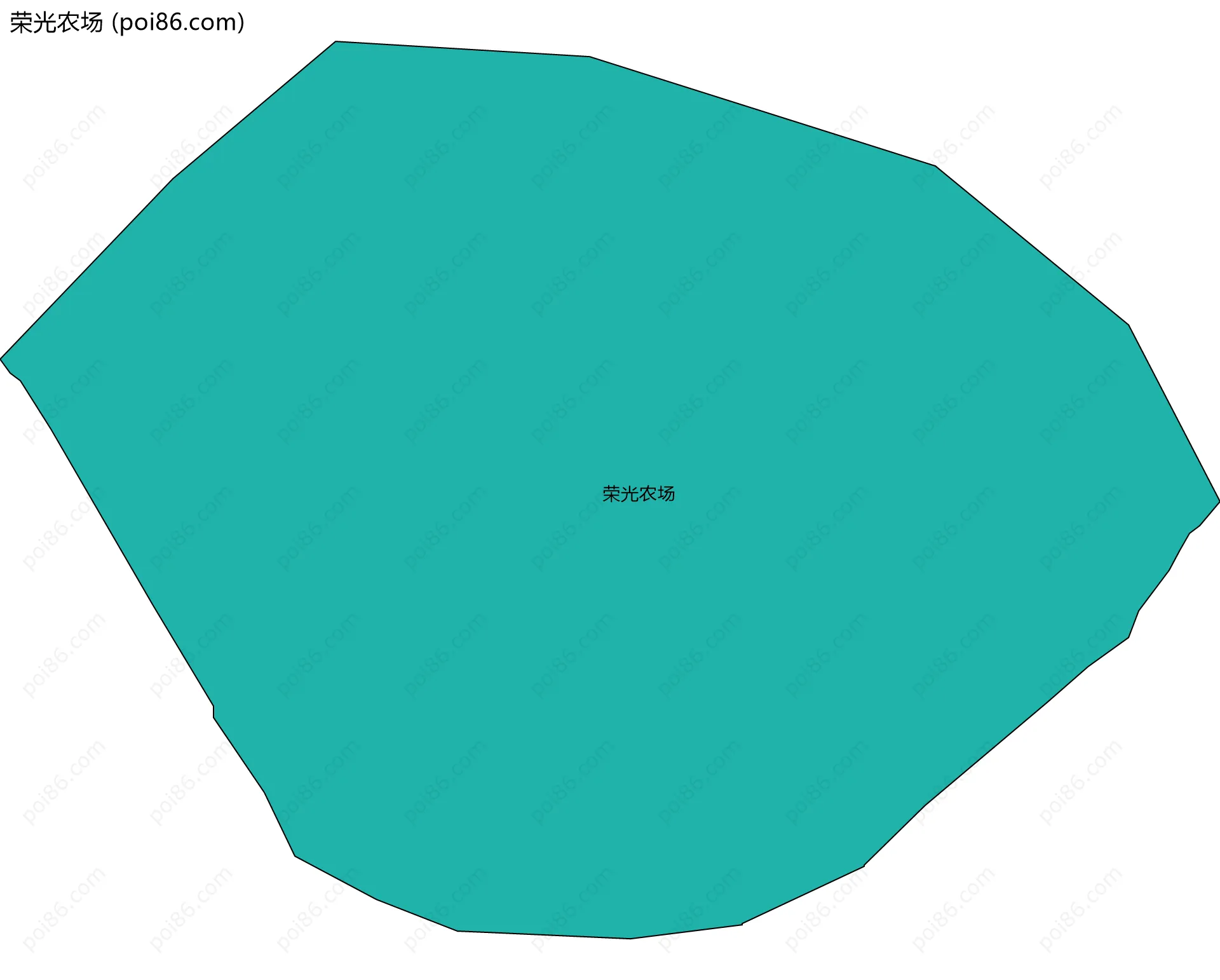 荣光农场边界地图