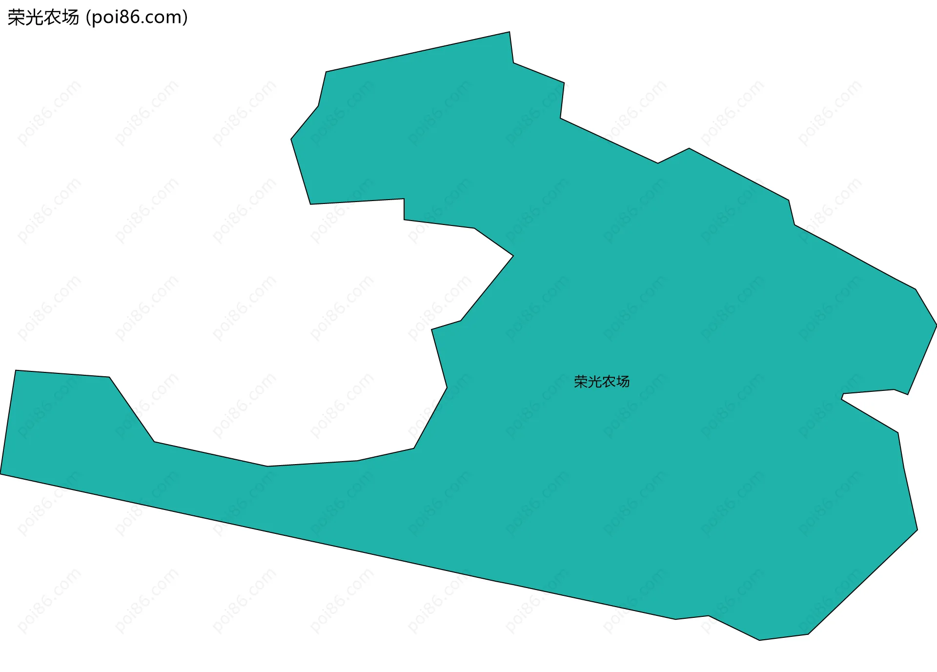 荣光农场边界地图
