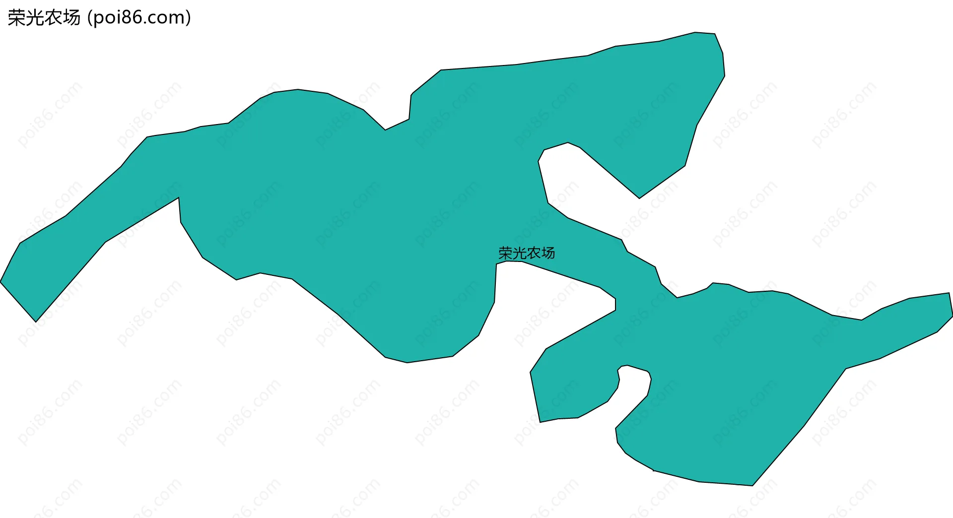 荣光农场边界地图