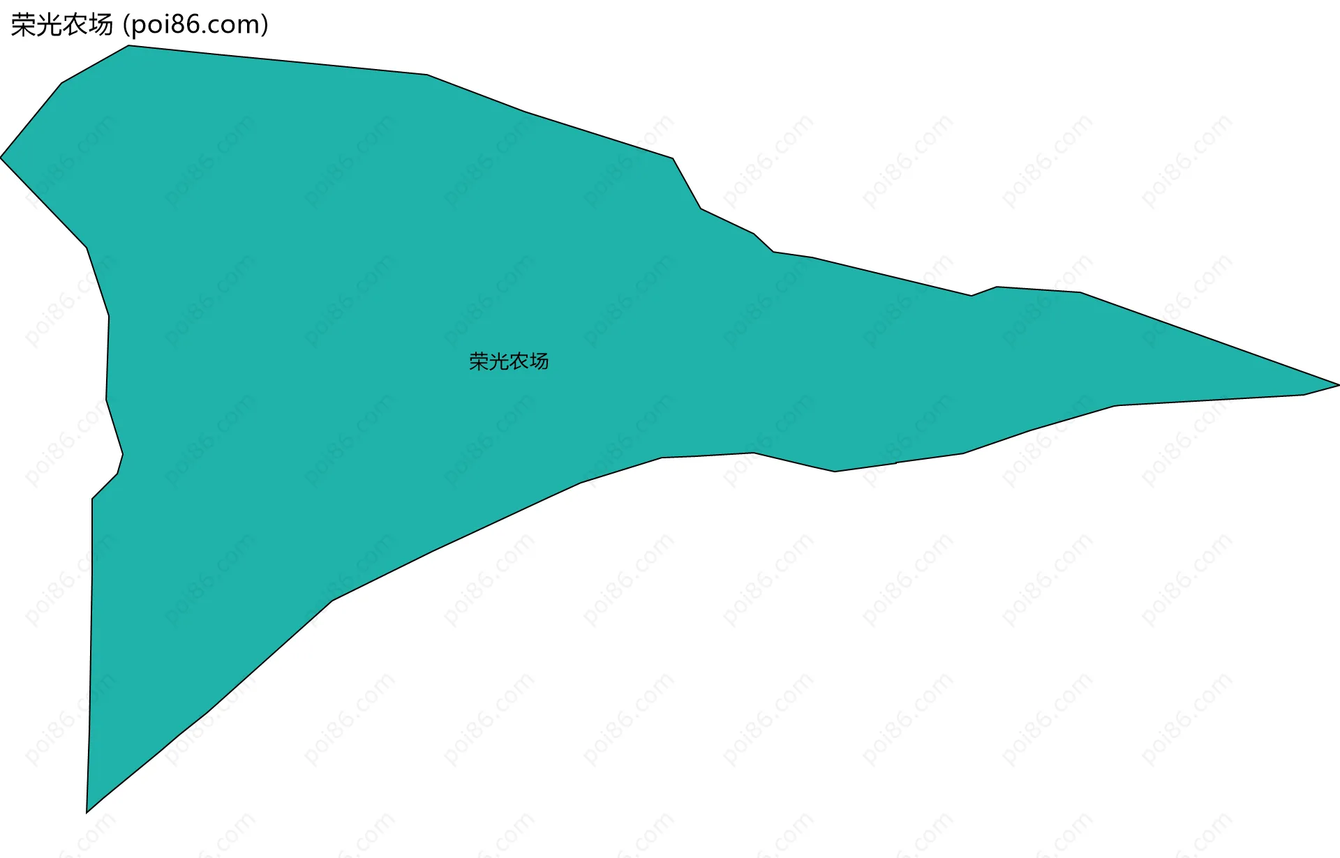 荣光农场边界地图