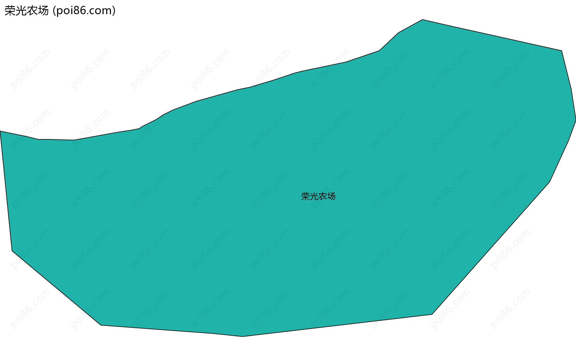 荣光农场边界地图