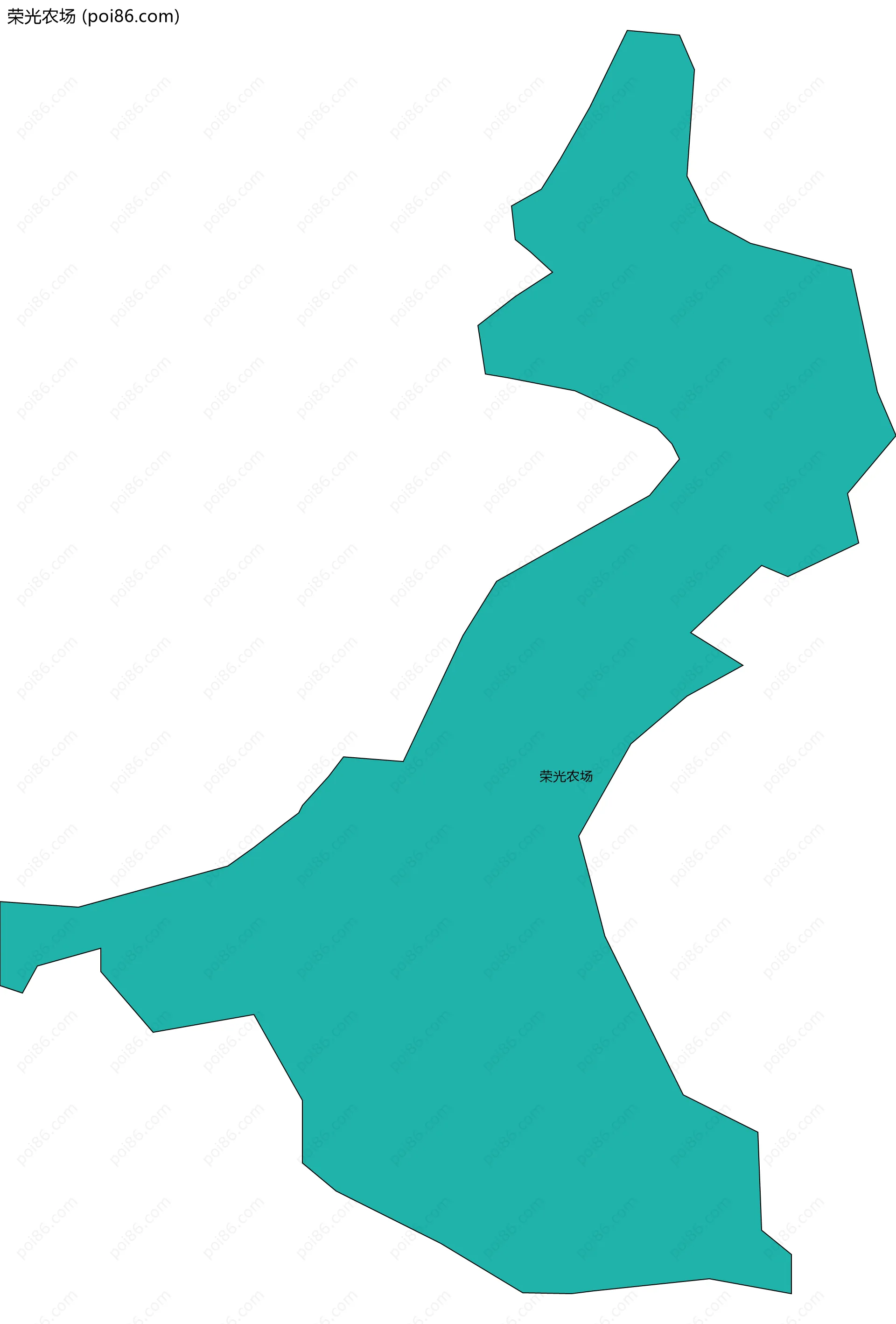 荣光农场边界地图