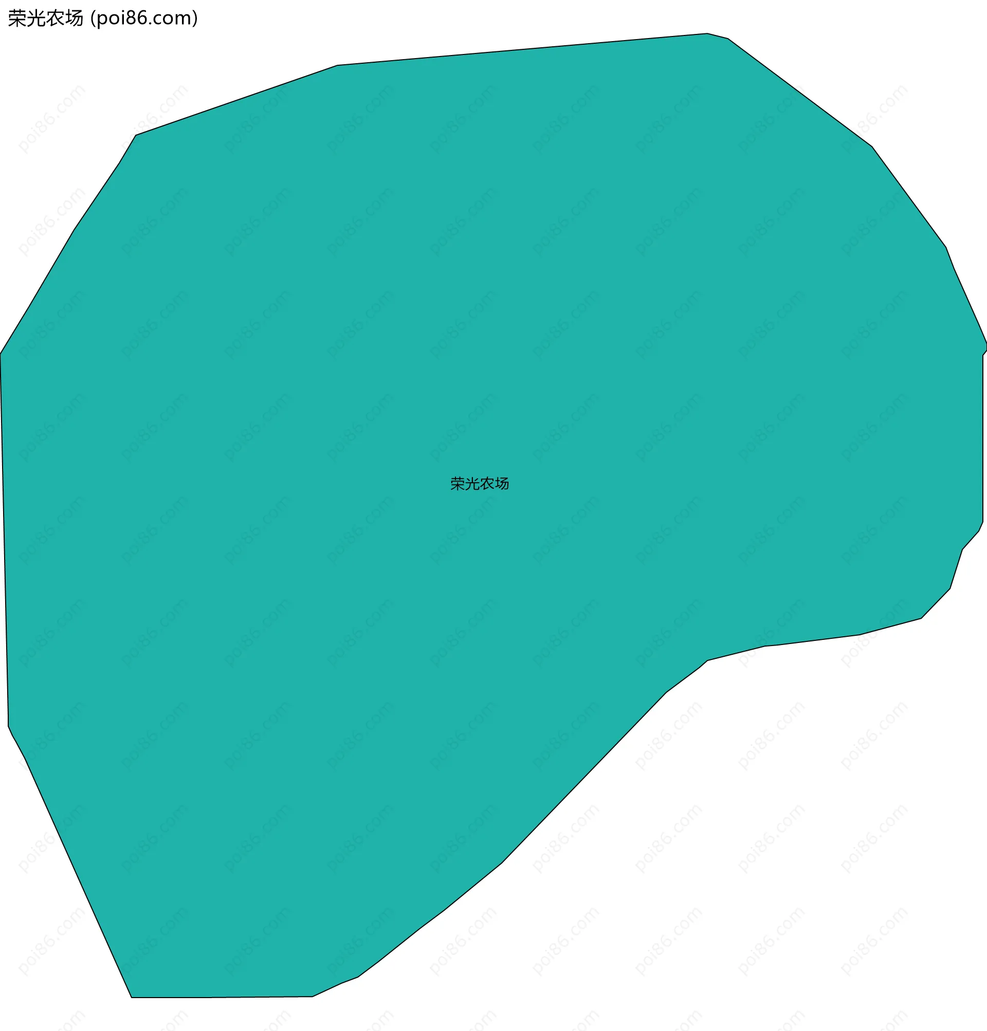 荣光农场边界地图