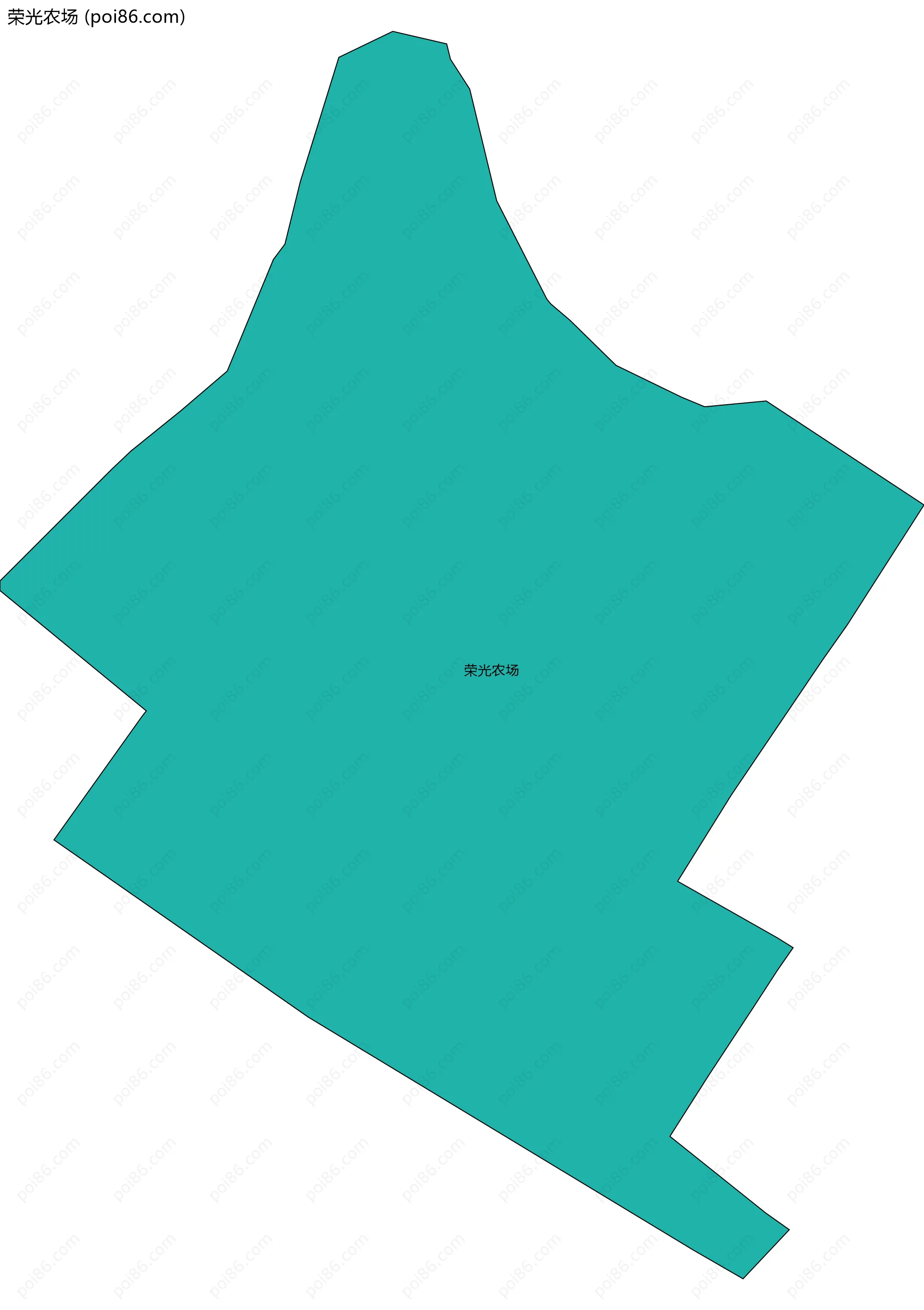 荣光农场边界地图