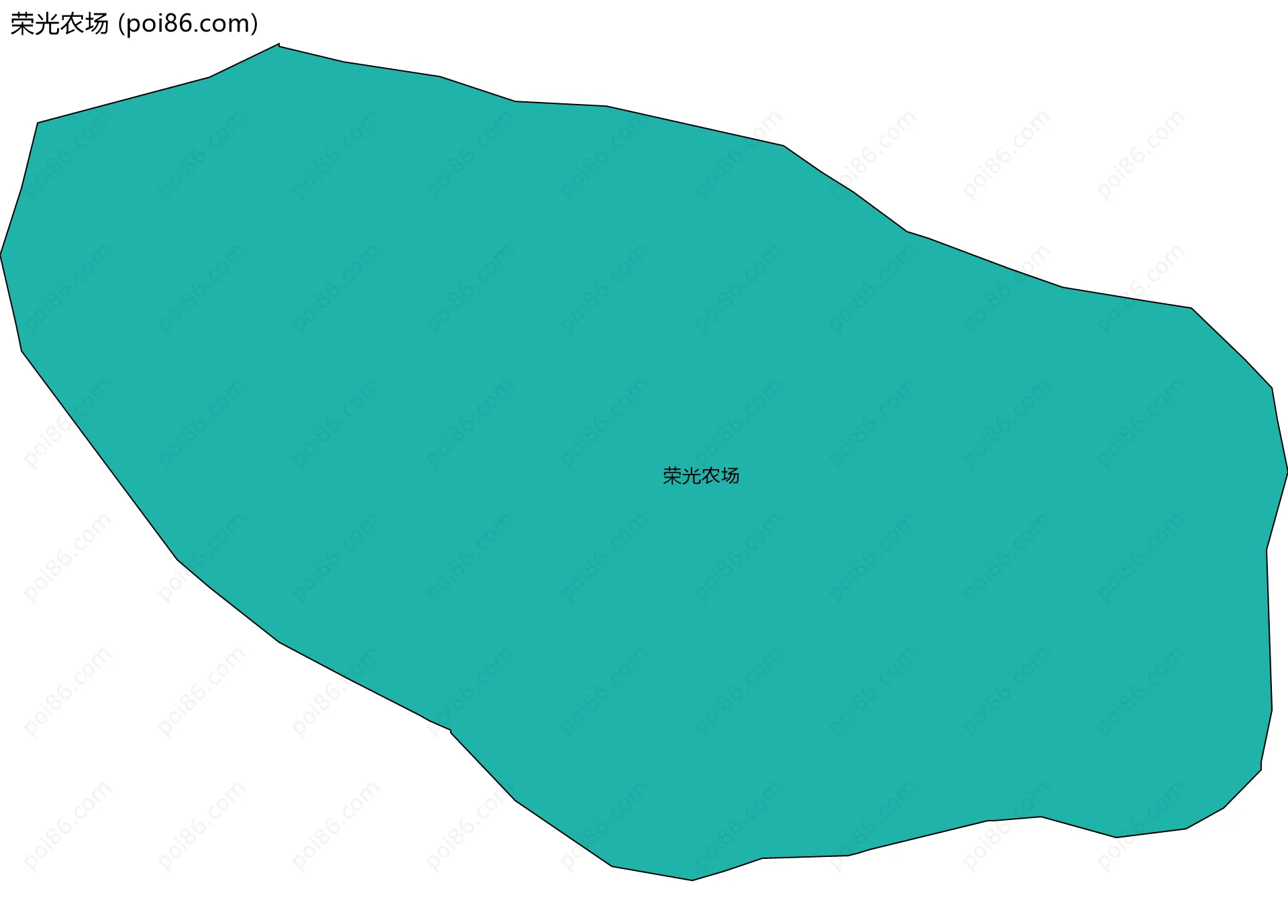 荣光农场边界地图