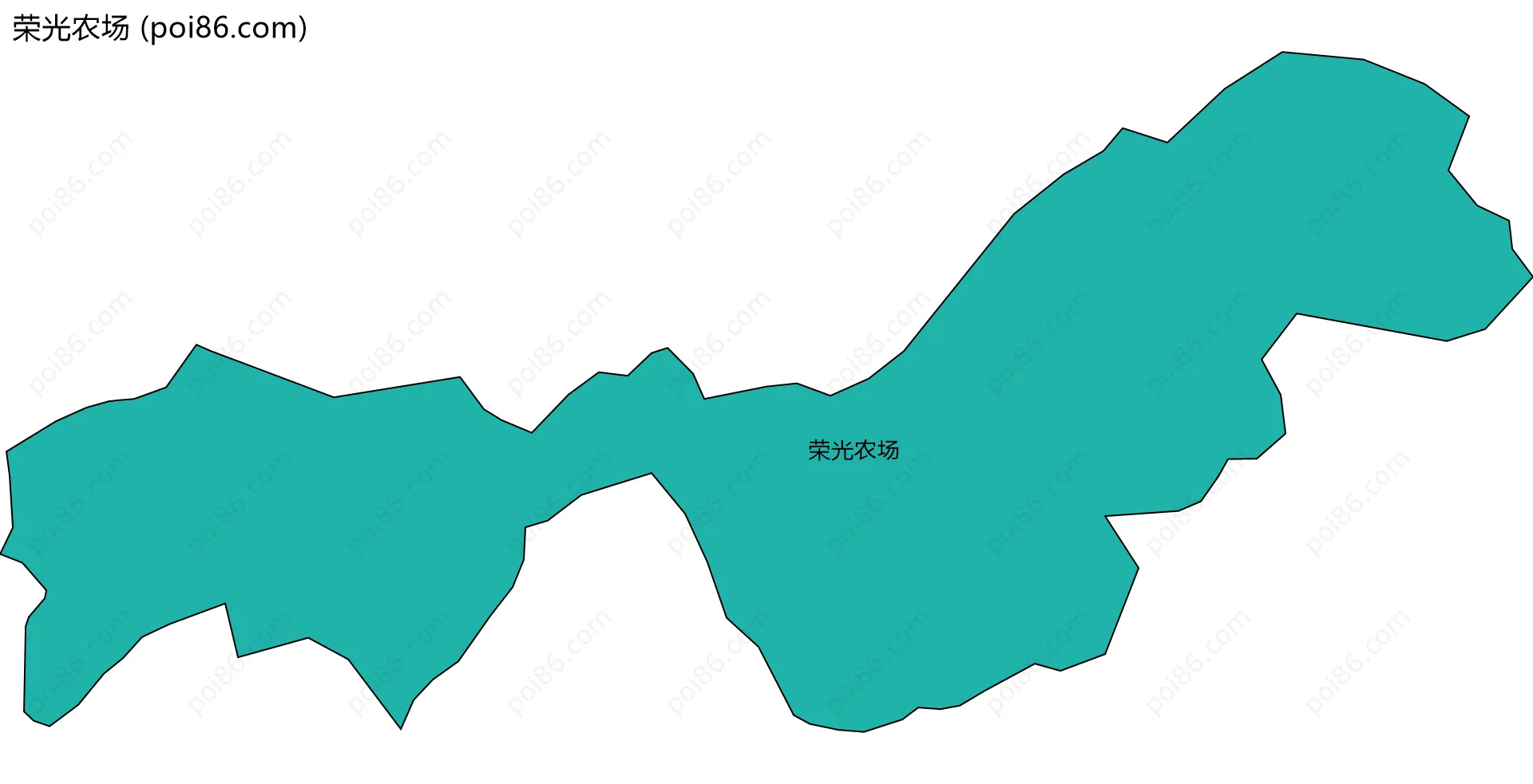 荣光农场边界地图