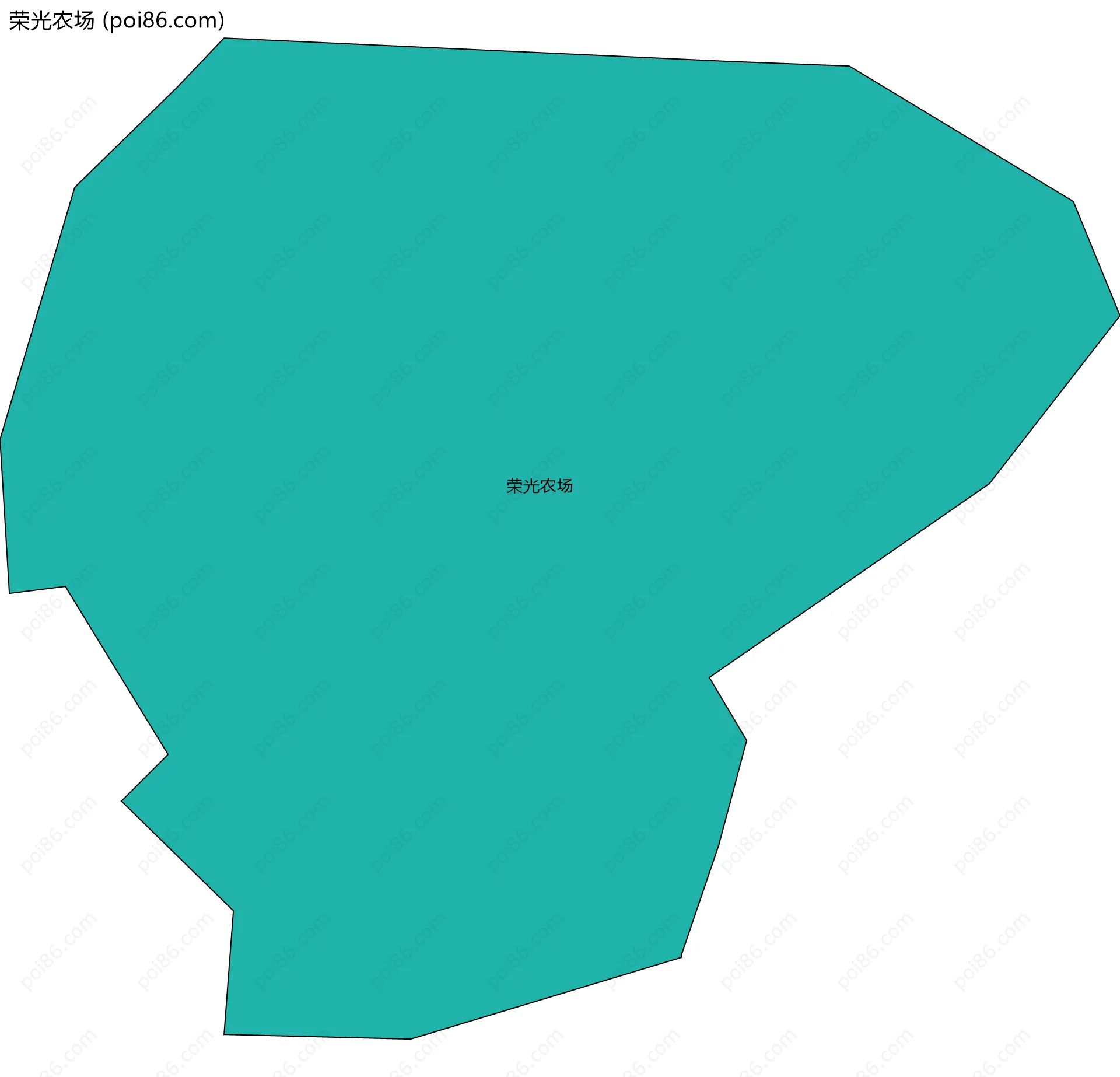 荣光农场边界地图