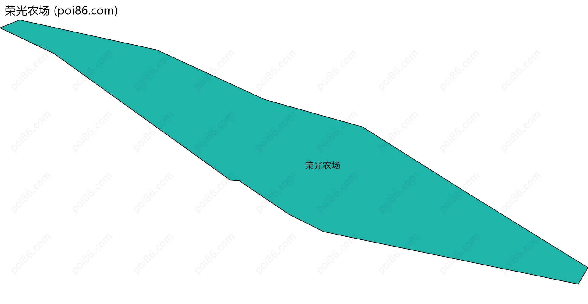 荣光农场边界地图