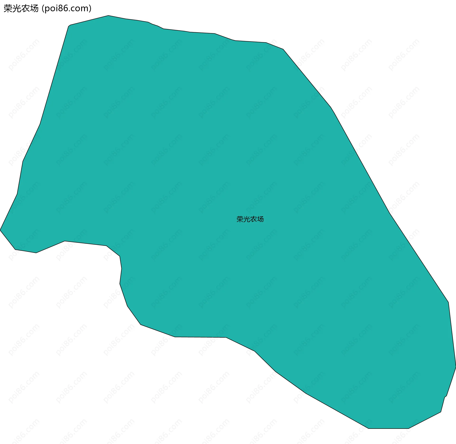 荣光农场边界地图