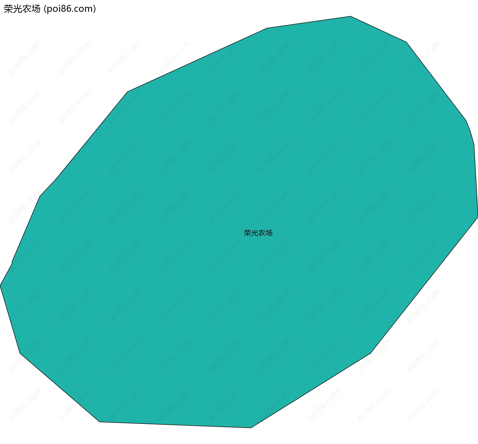 荣光农场边界地图
