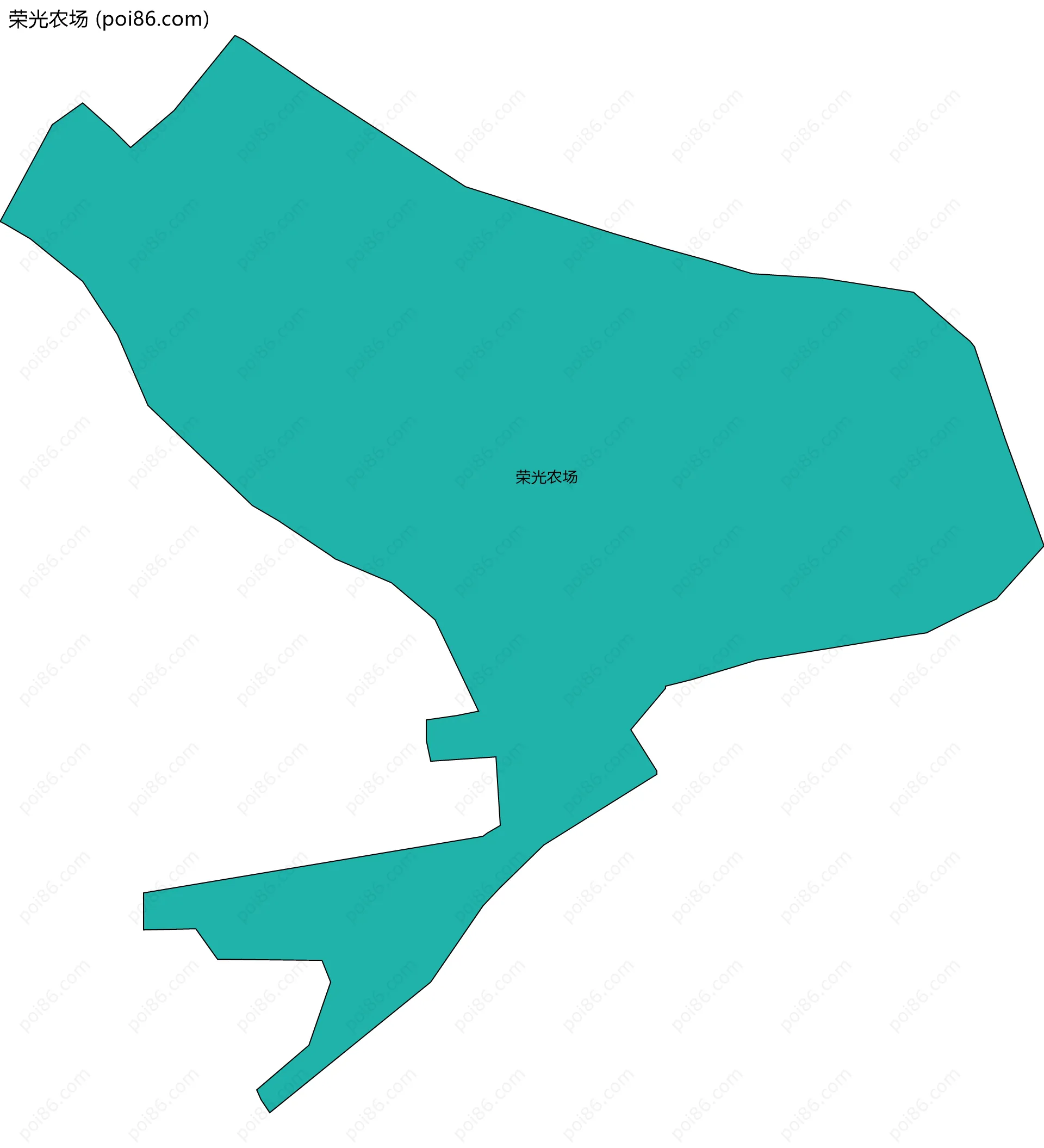 荣光农场边界地图