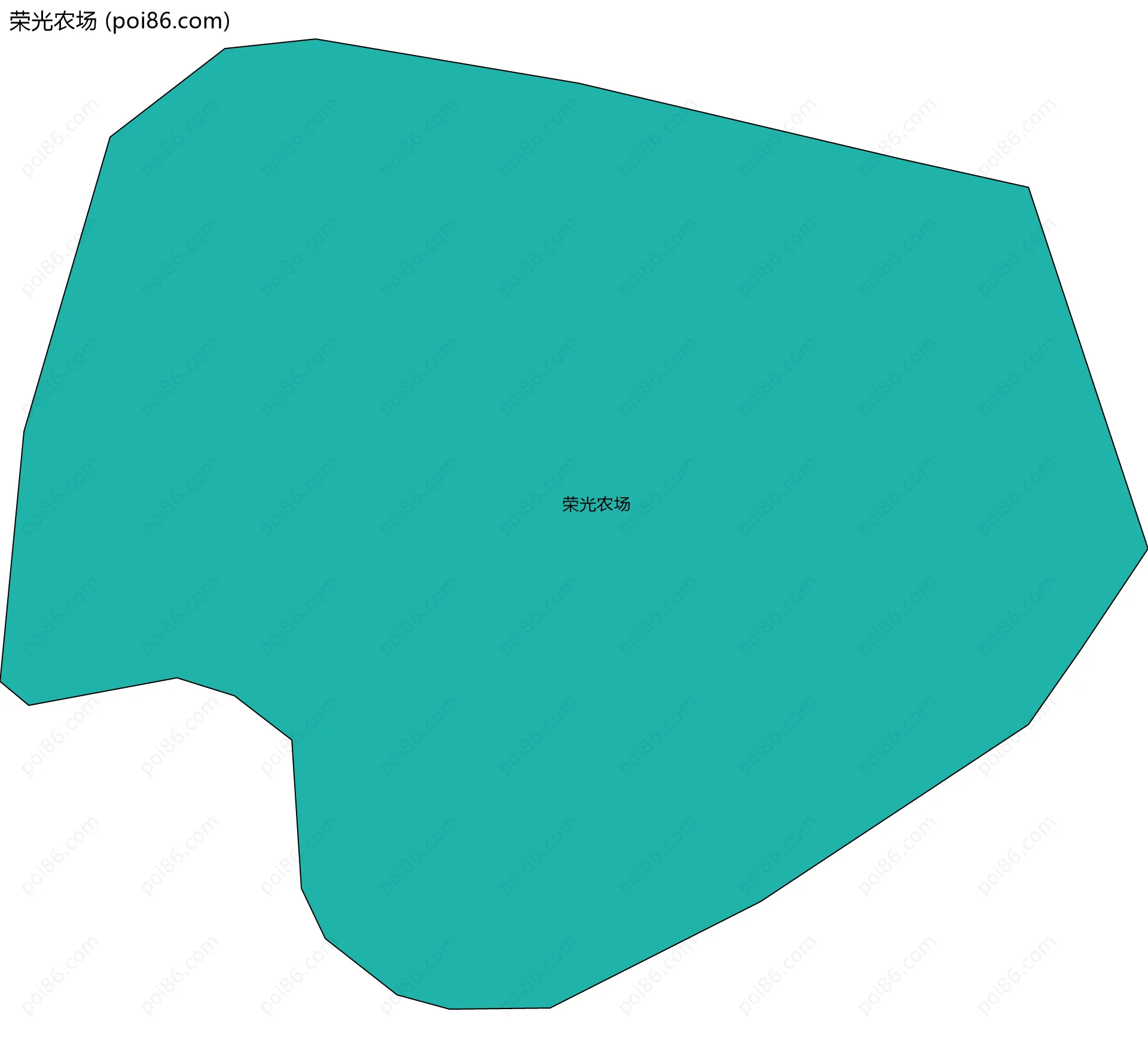 荣光农场边界地图
