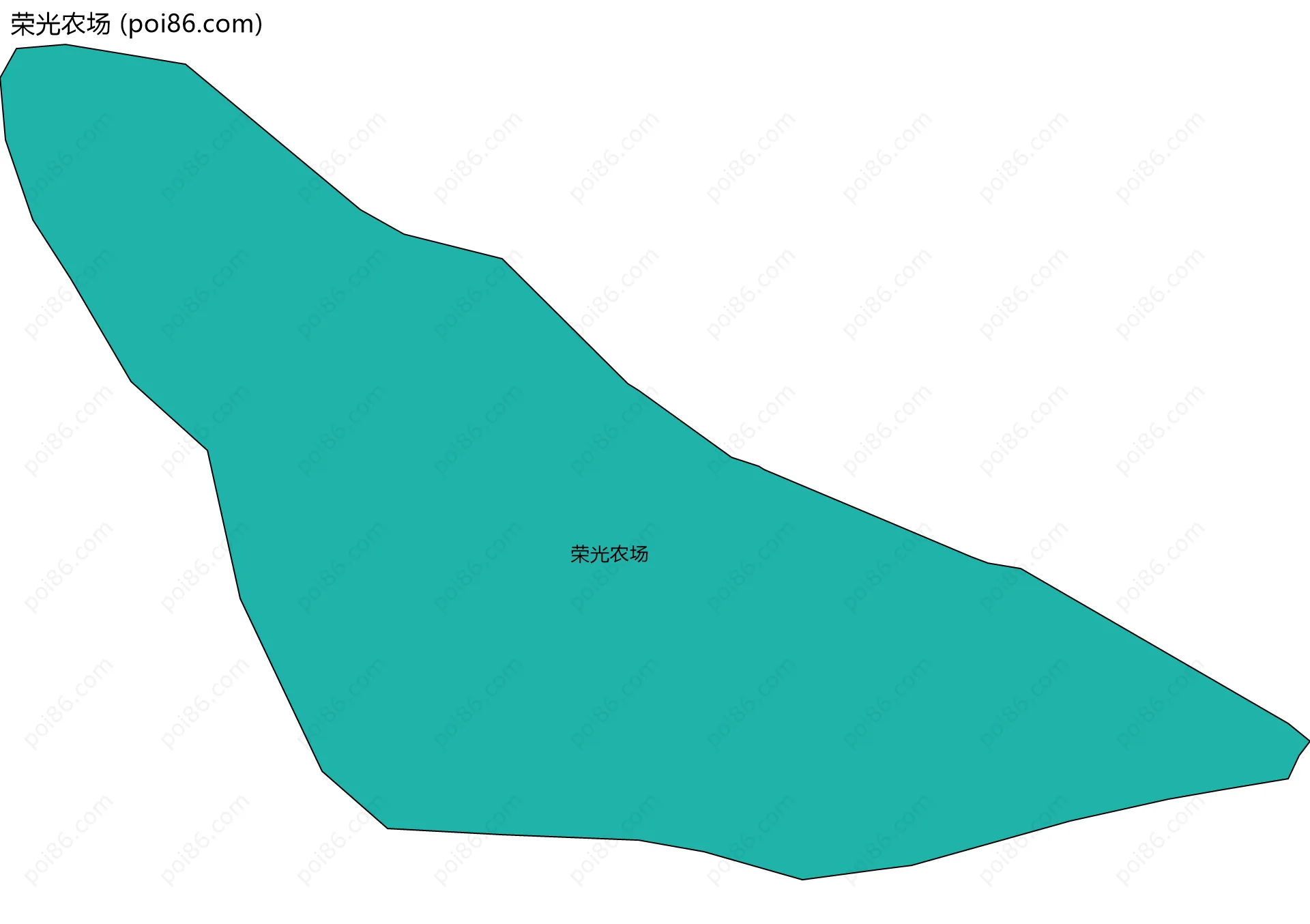 荣光农场边界地图