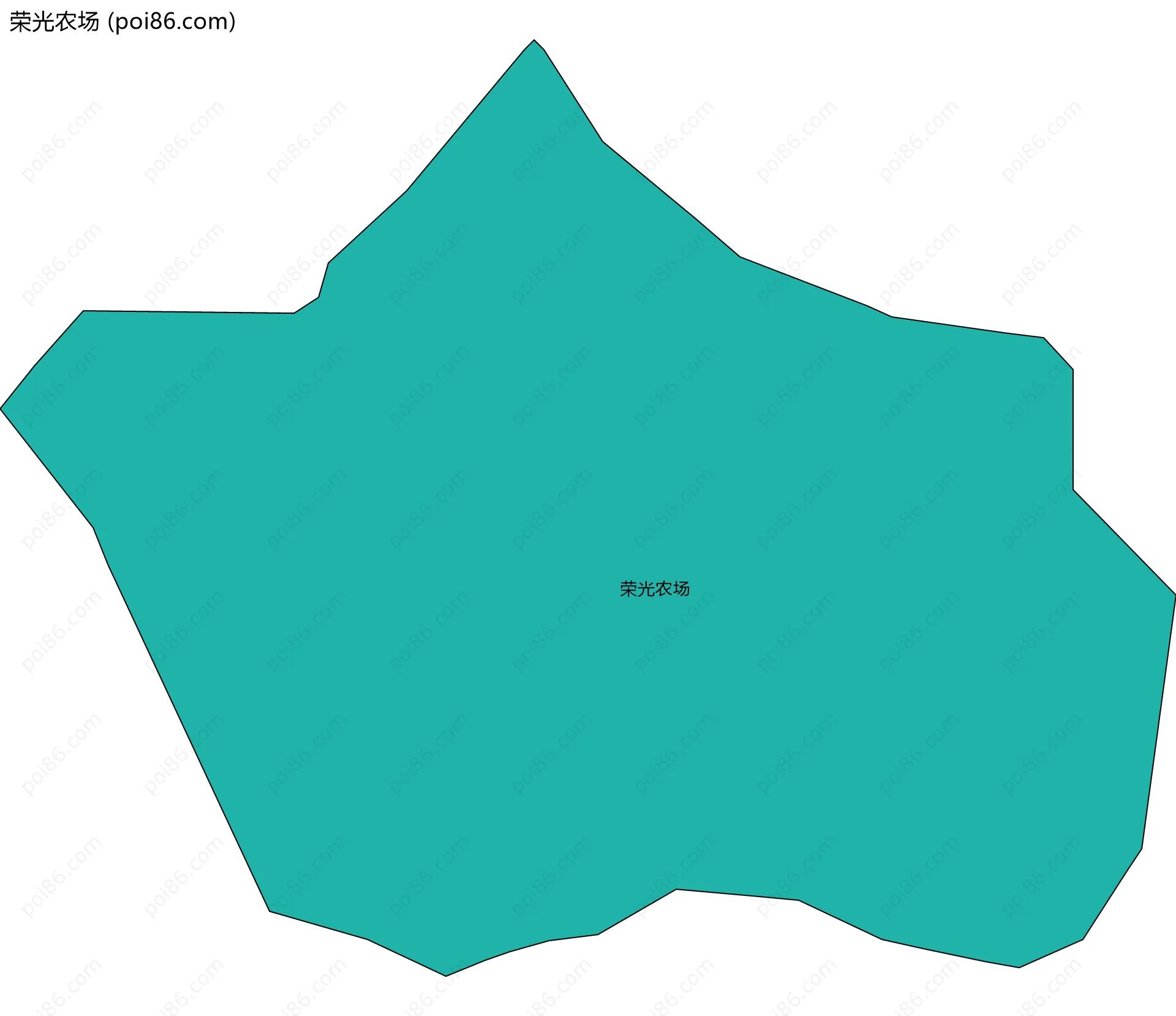 荣光农场边界地图