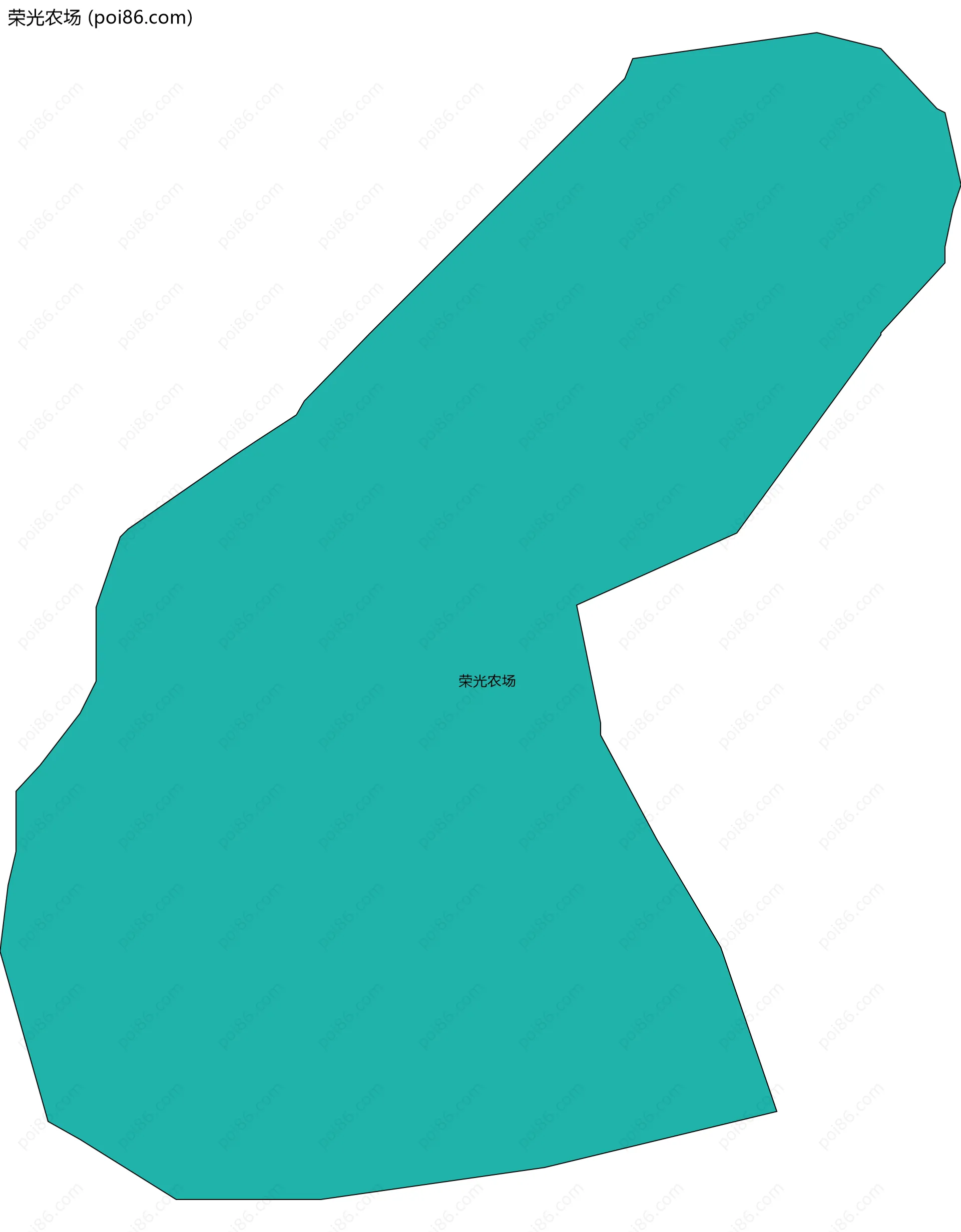 荣光农场边界地图