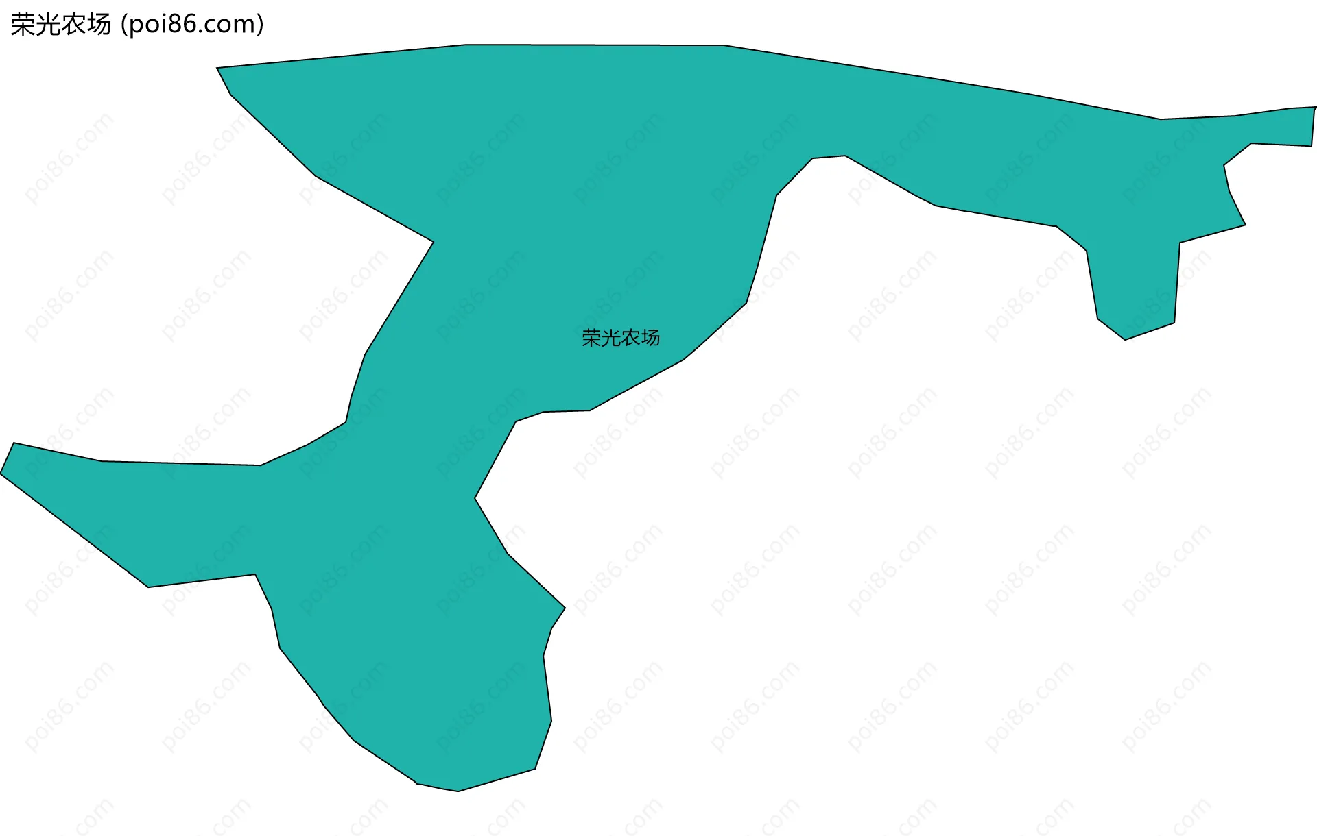 荣光农场边界地图
