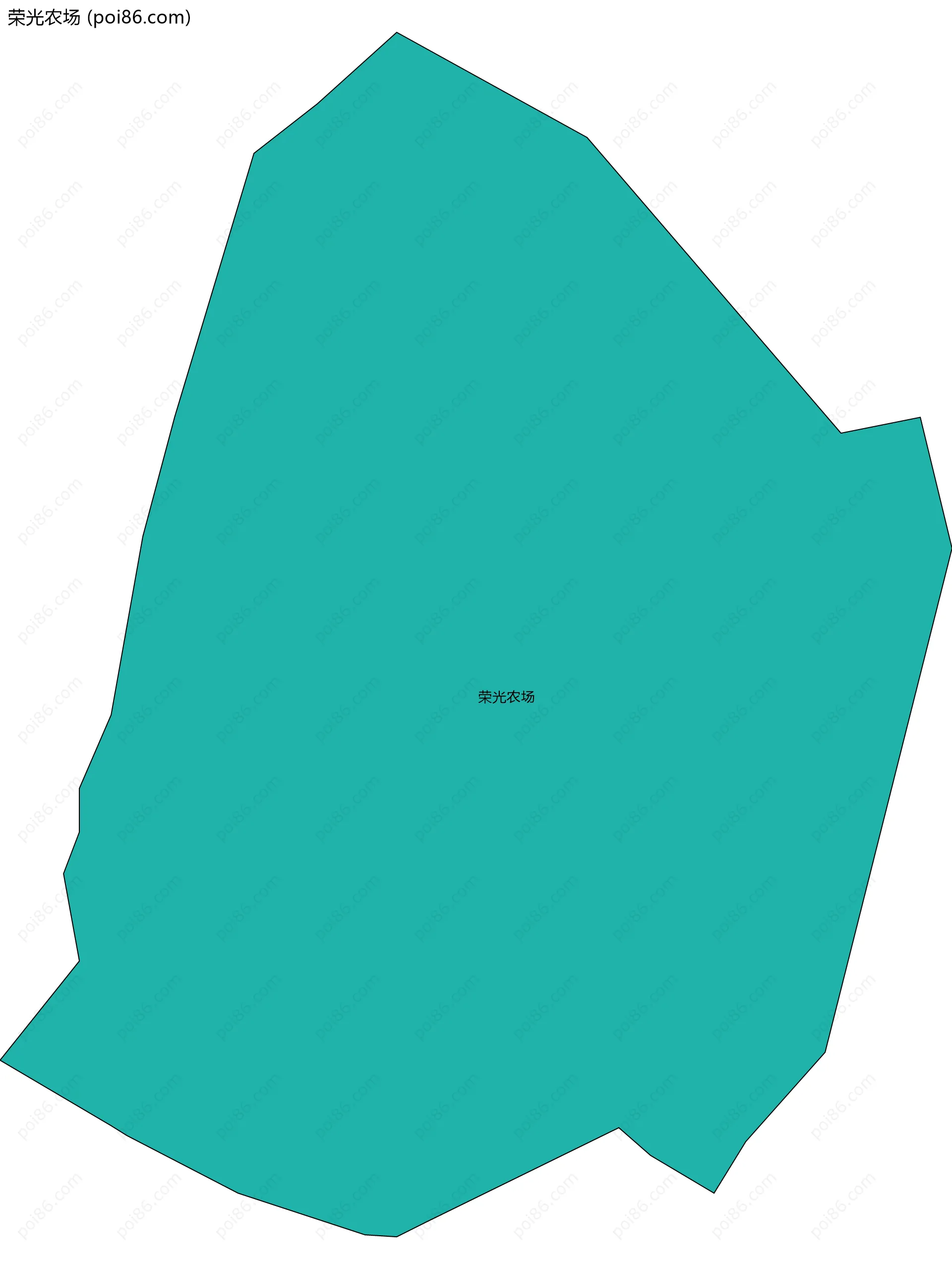 荣光农场边界地图