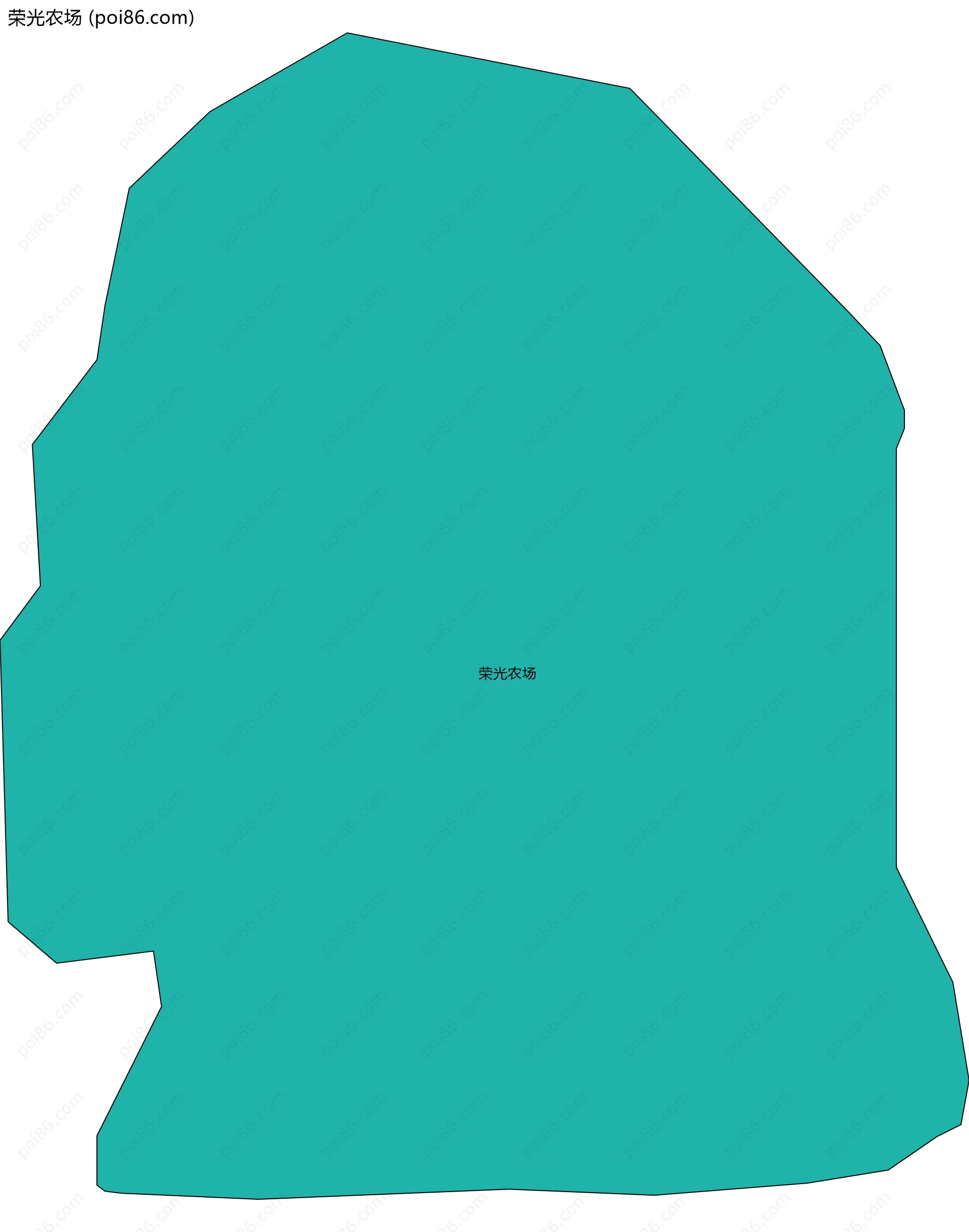 荣光农场边界地图