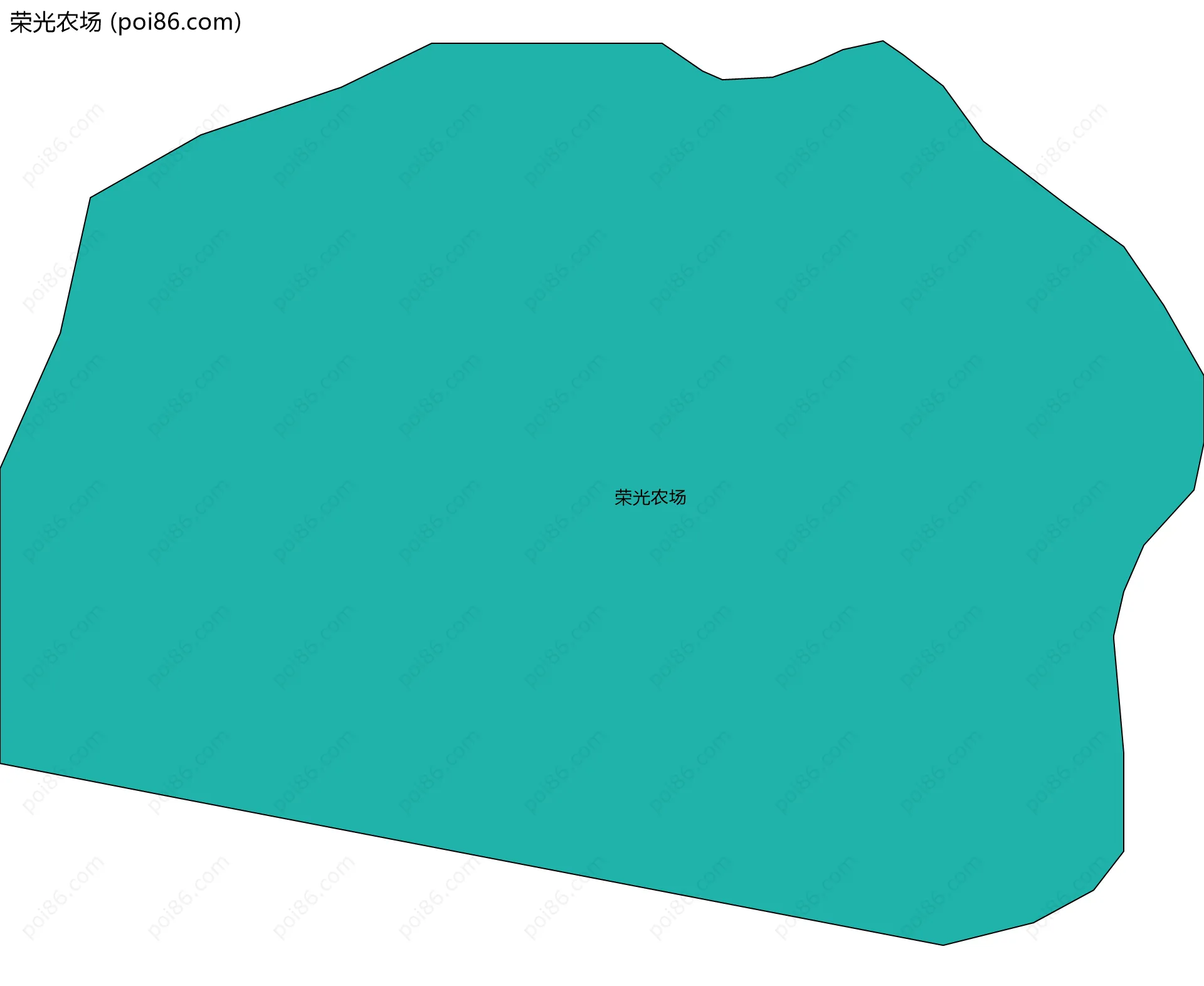 荣光农场边界地图