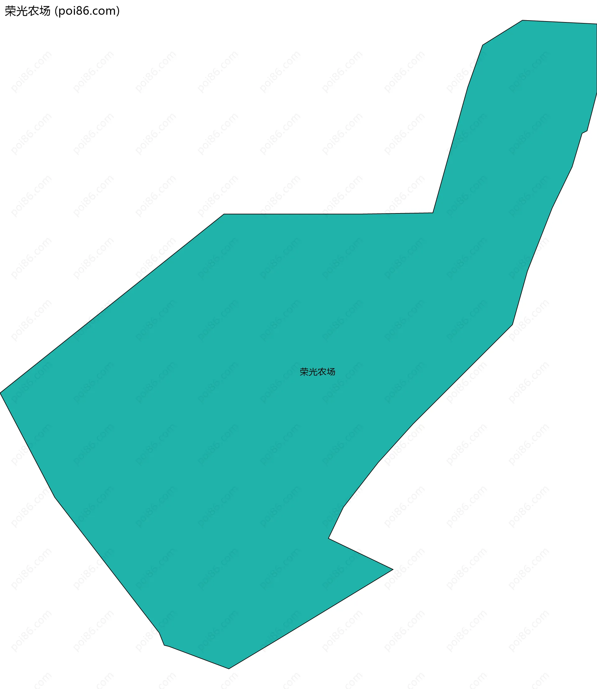 荣光农场边界地图