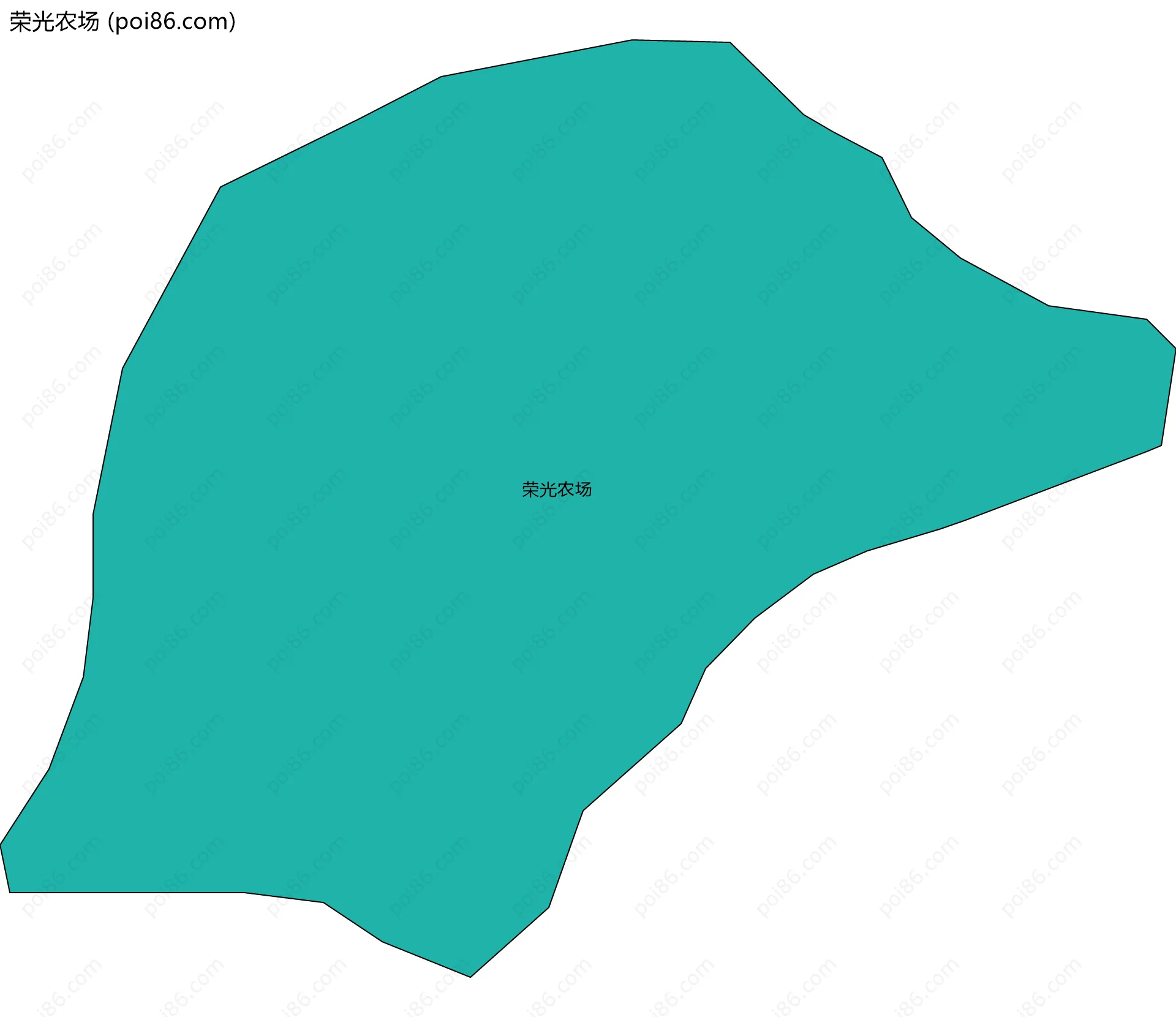 荣光农场边界地图