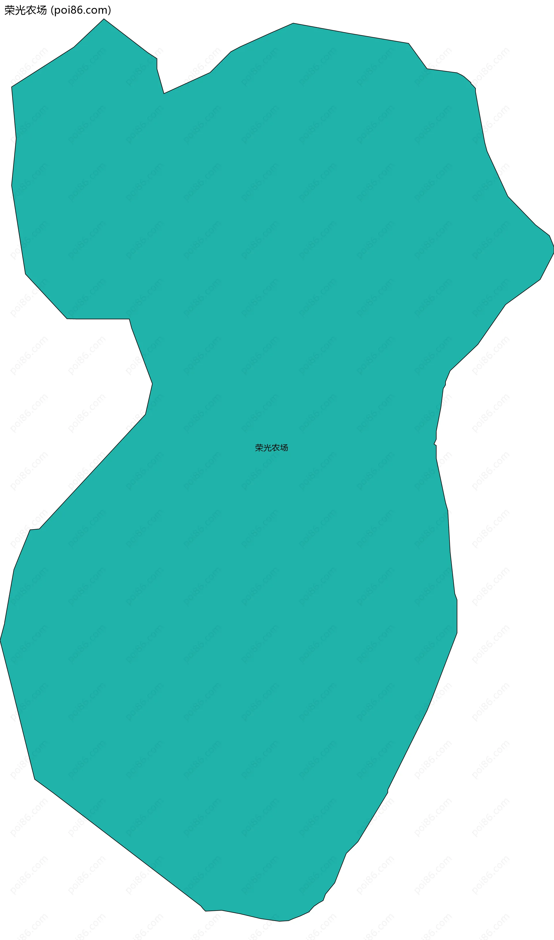 荣光农场边界地图