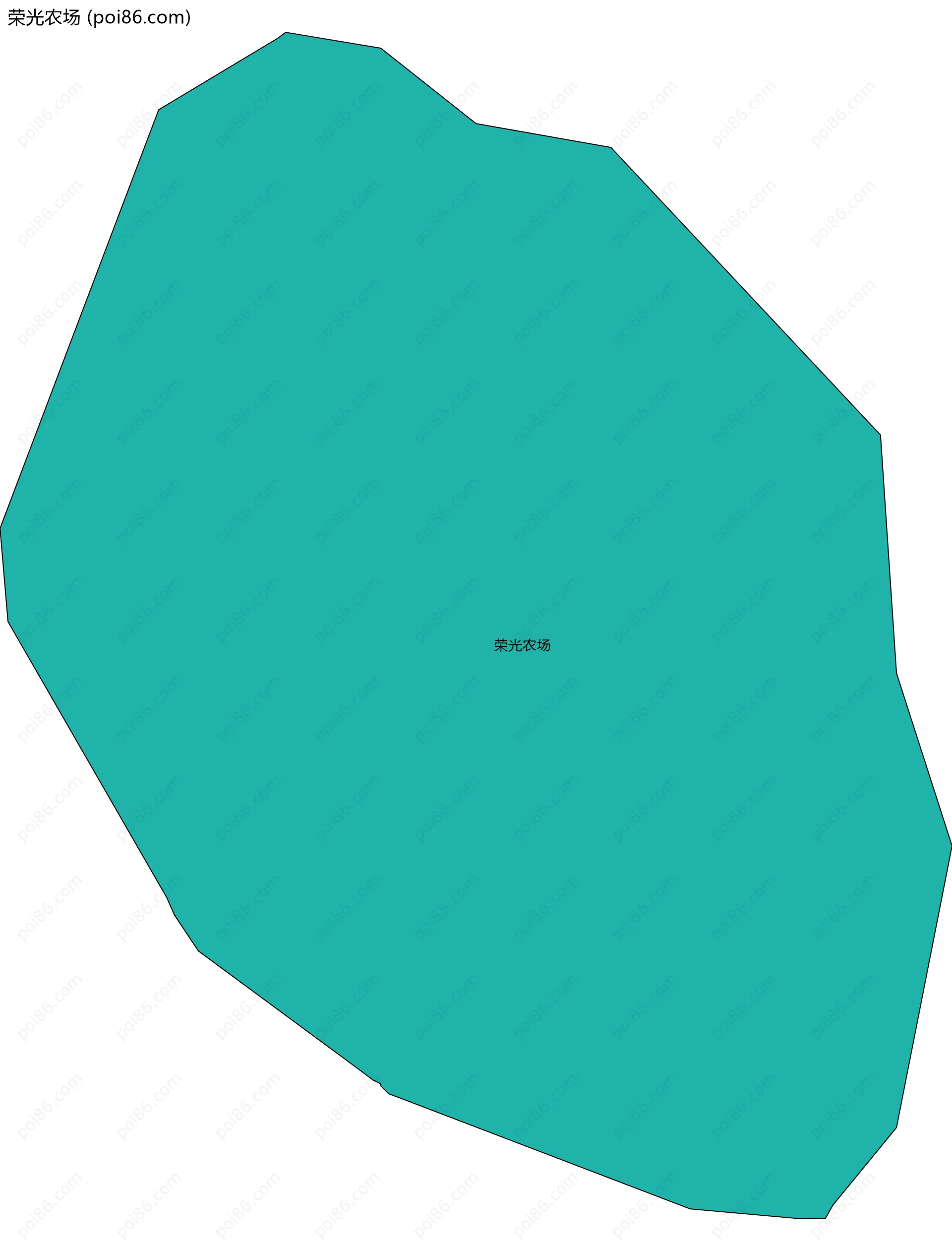 荣光农场边界地图