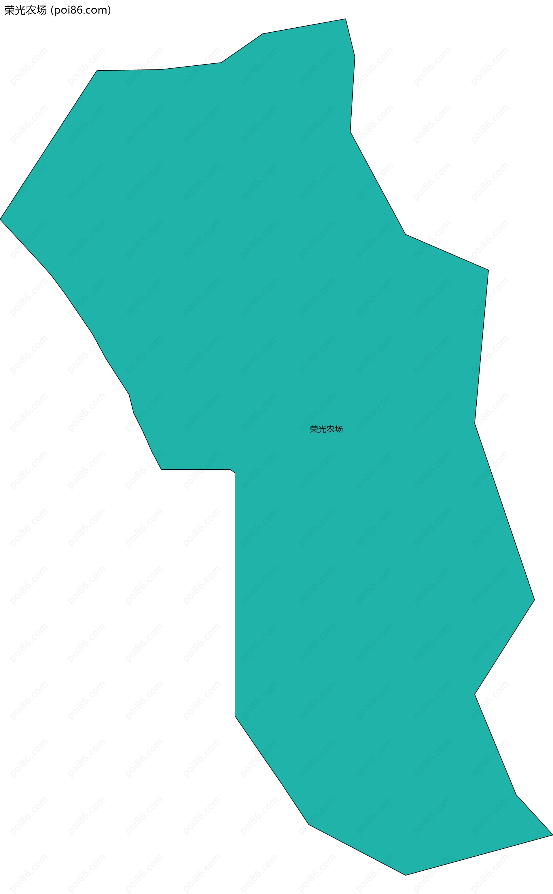 荣光农场边界地图