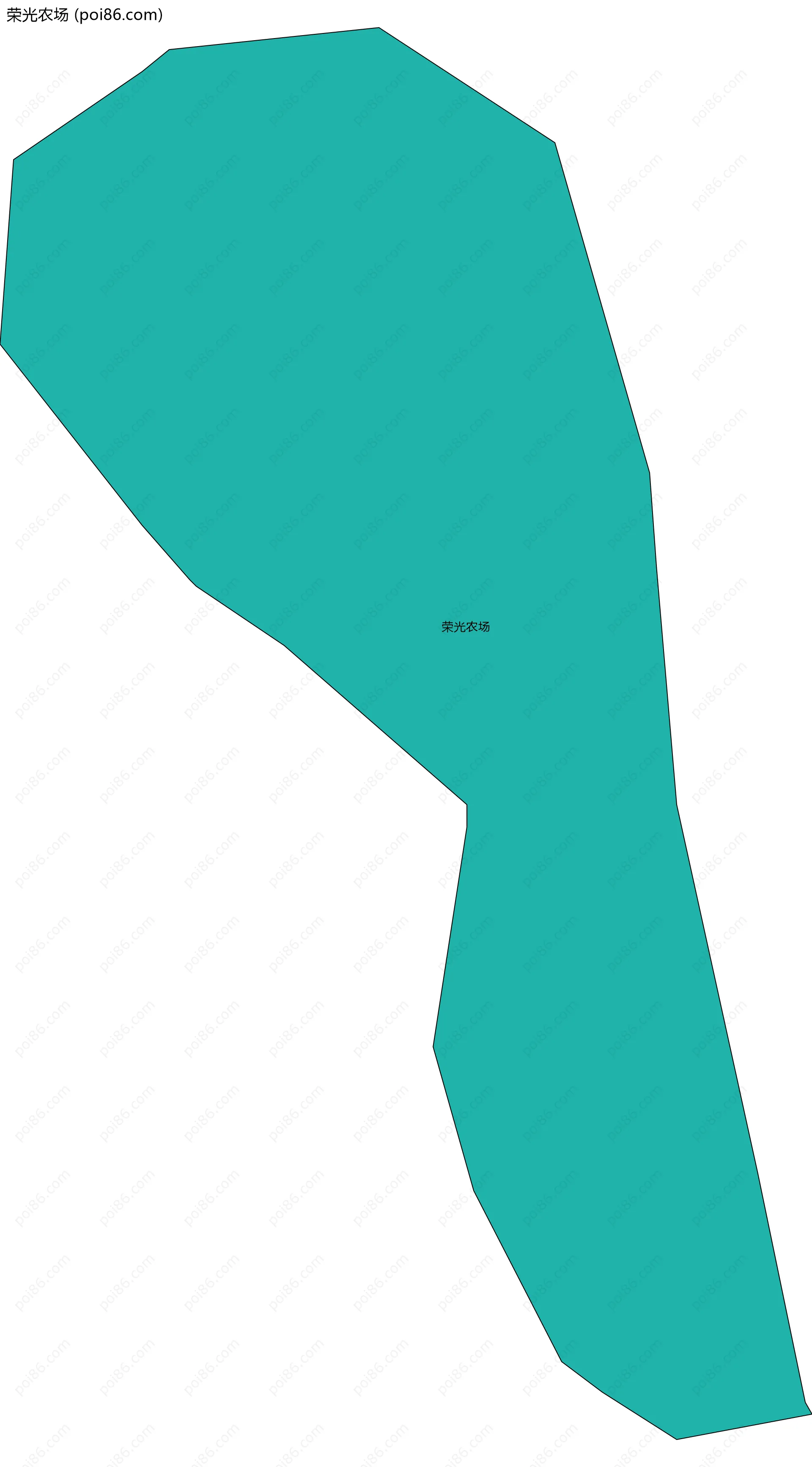 荣光农场边界地图