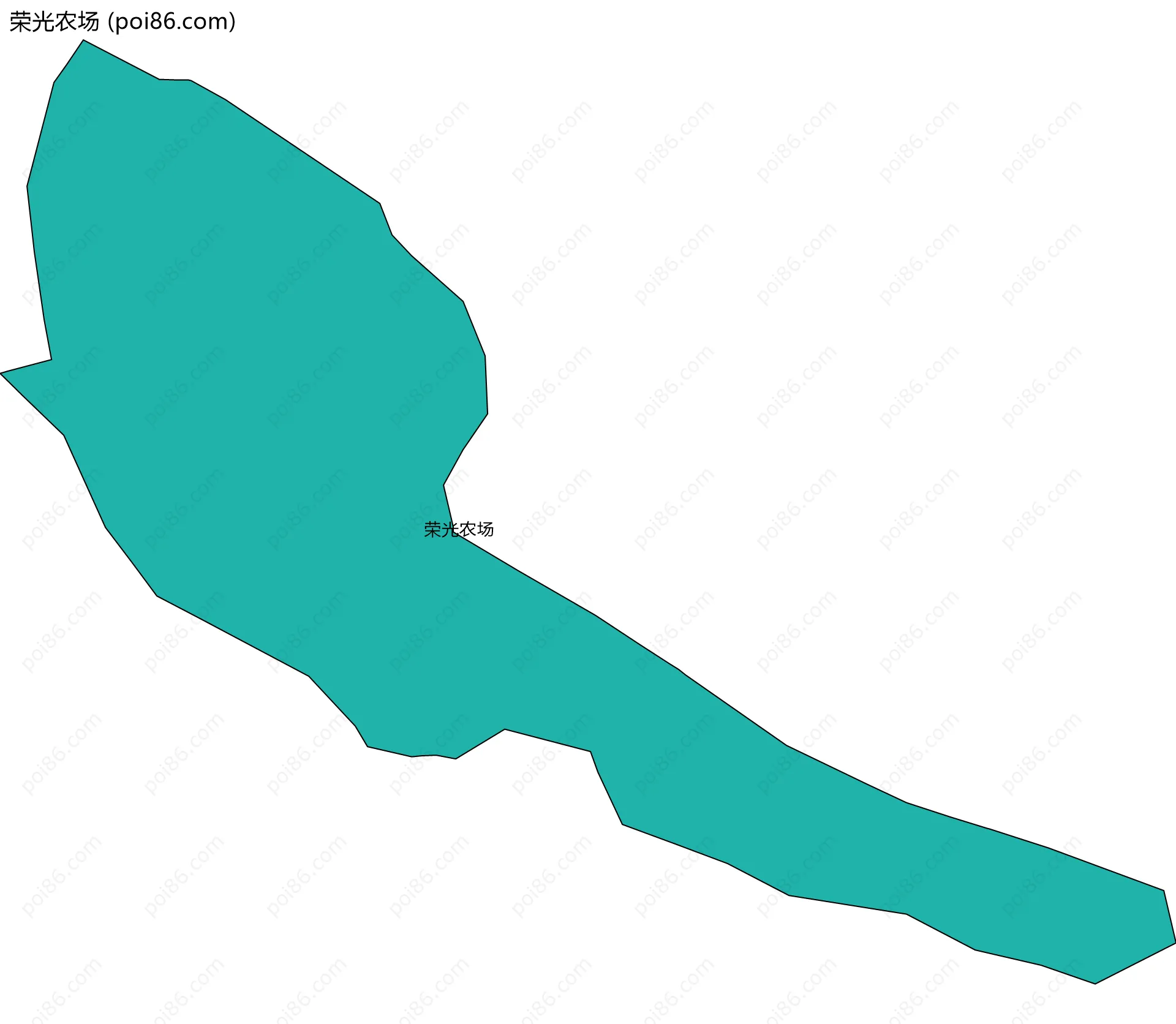 荣光农场边界地图