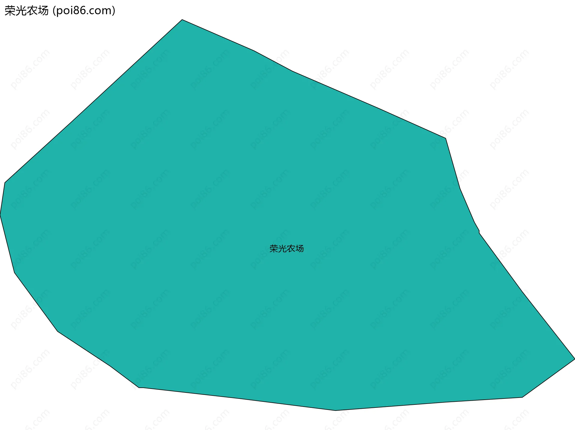 荣光农场边界地图