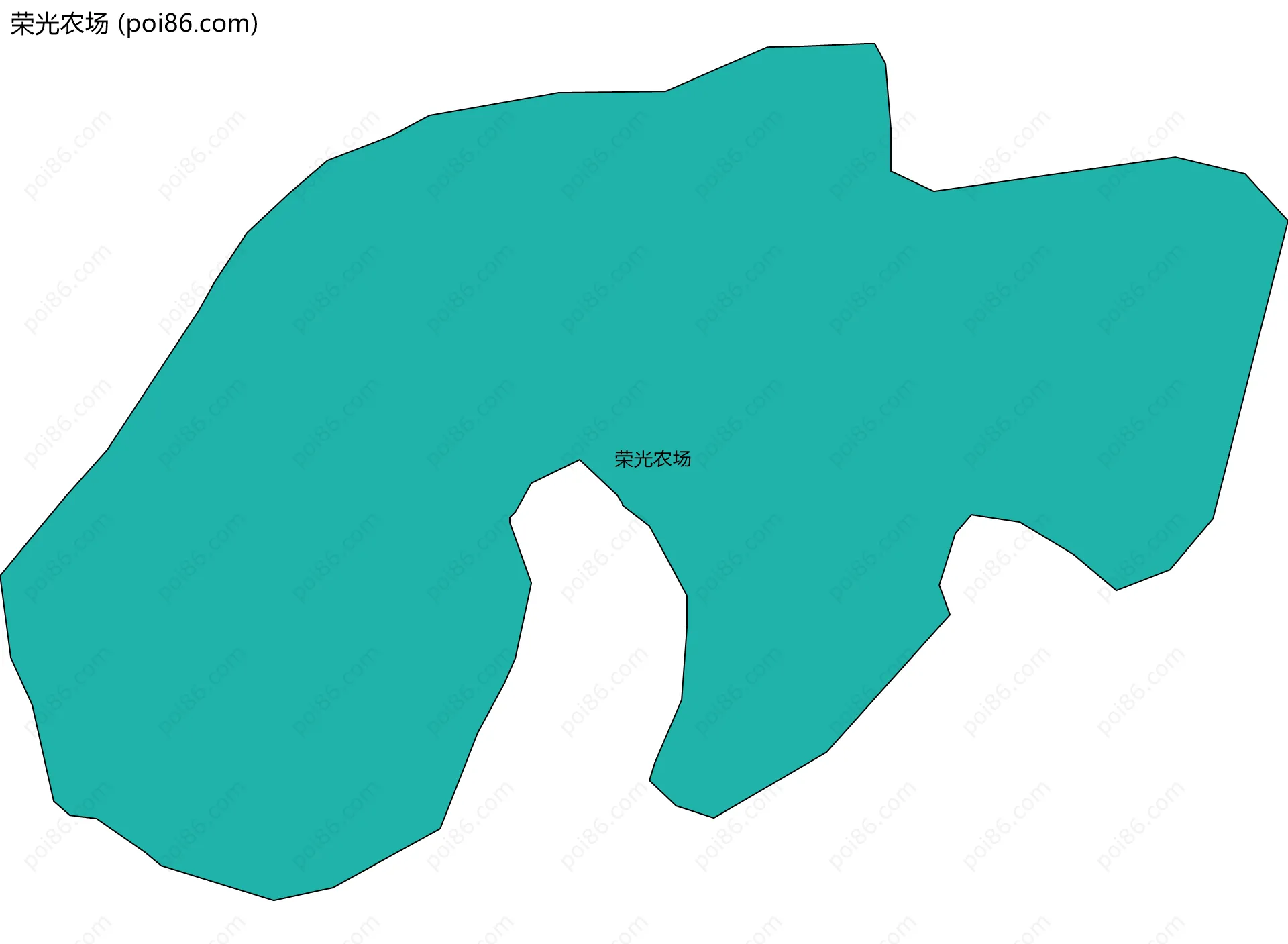 荣光农场边界地图
