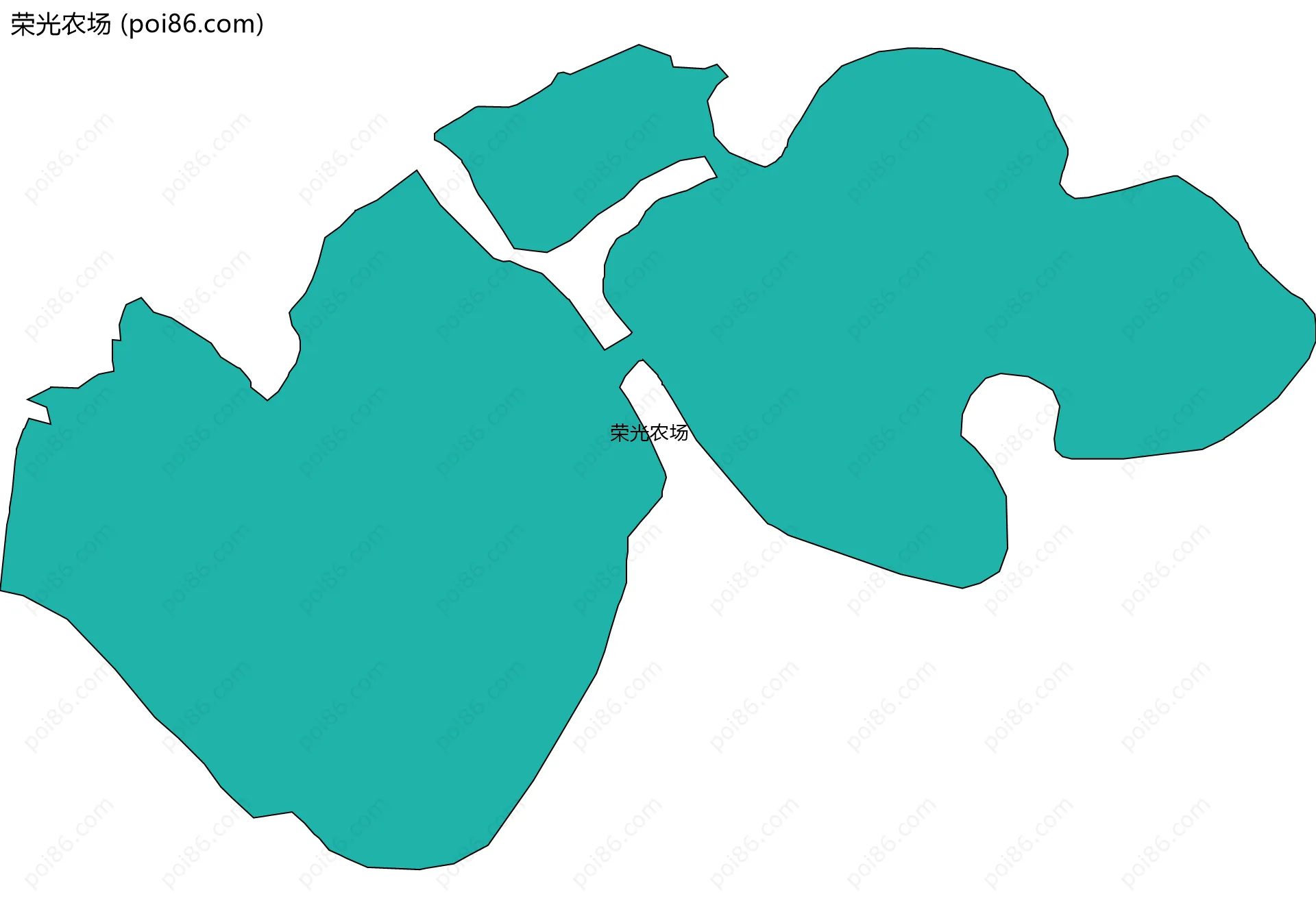 荣光农场边界地图