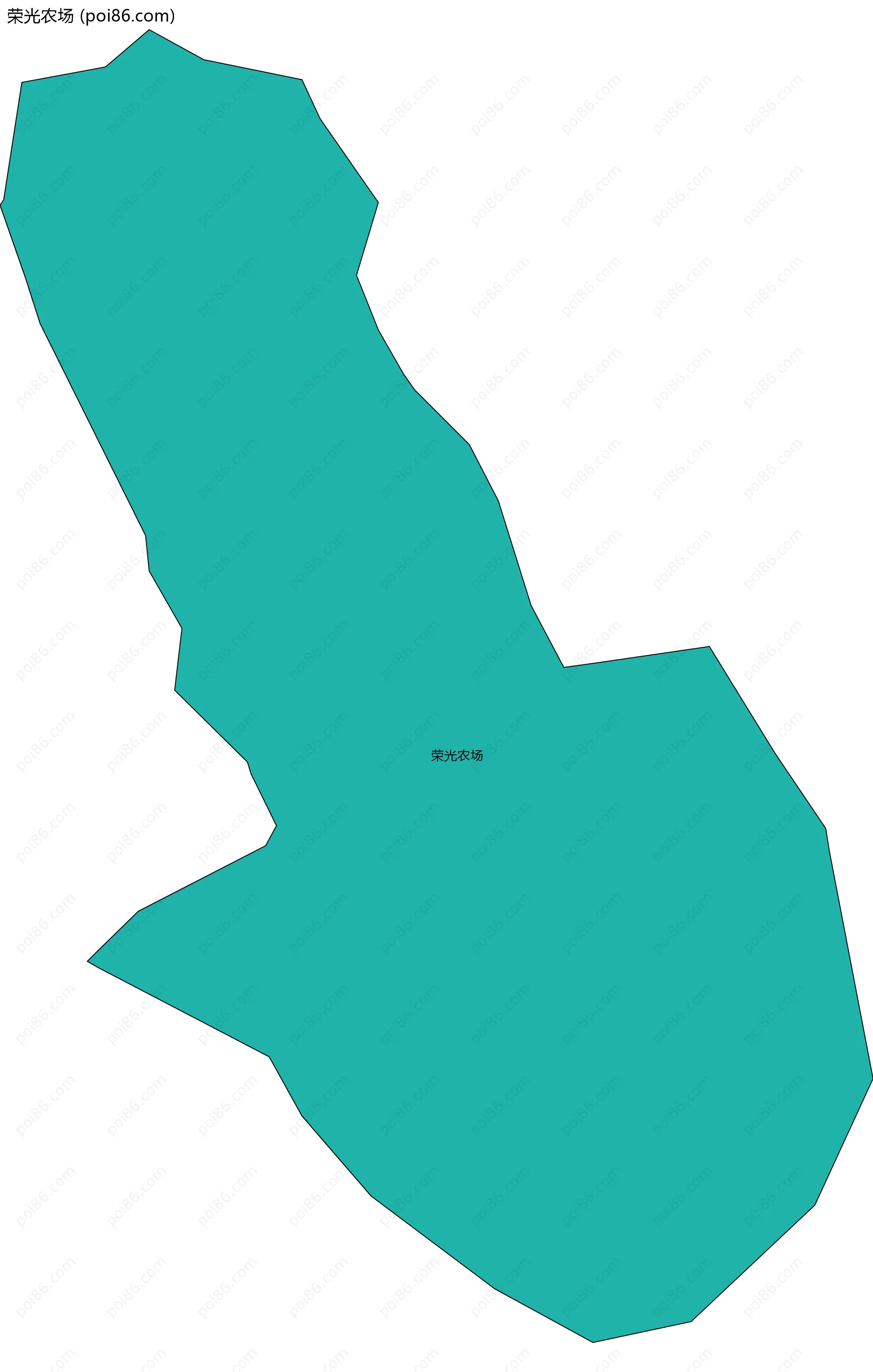 荣光农场边界地图