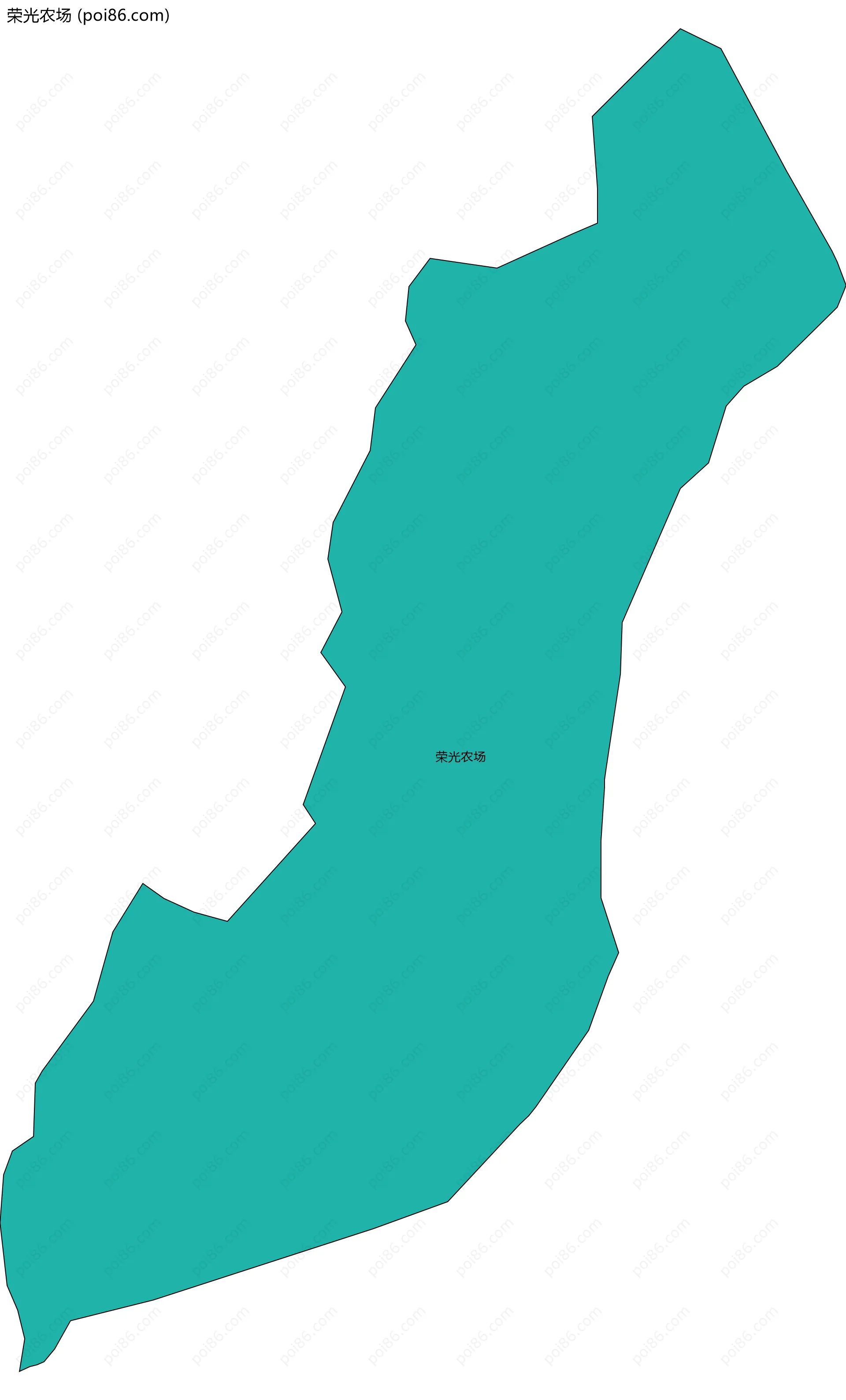 荣光农场边界地图