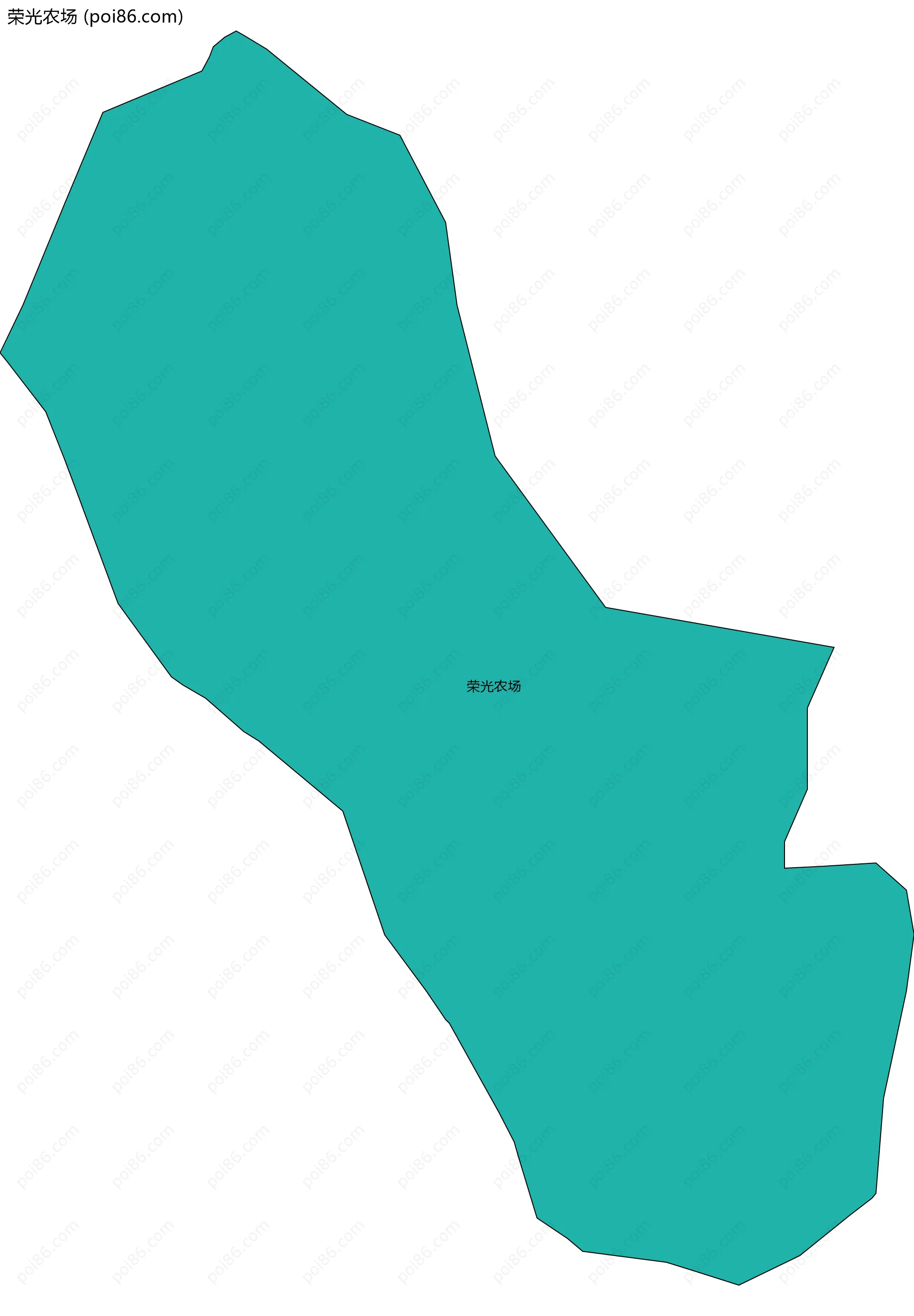 荣光农场边界地图