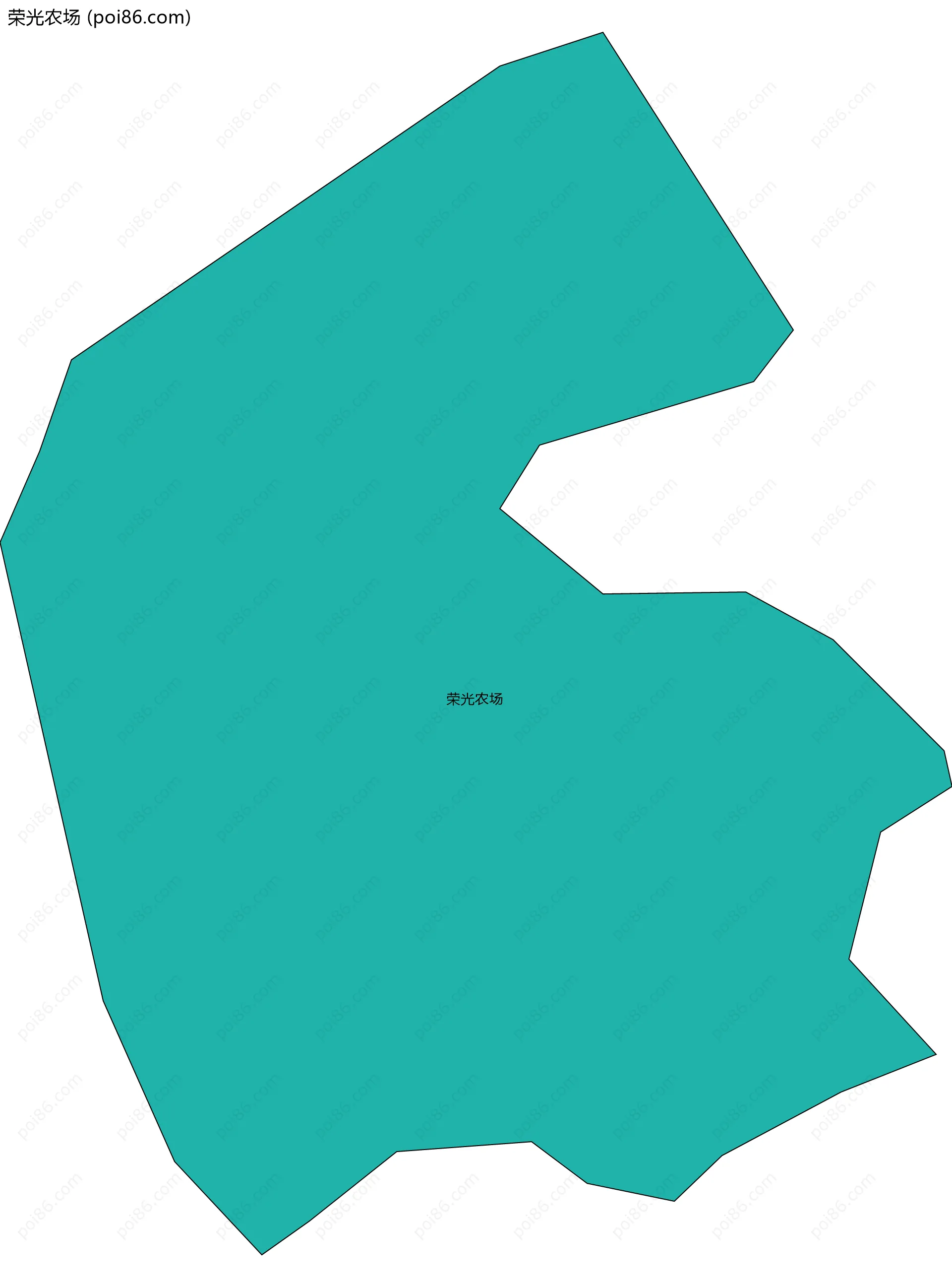 荣光农场边界地图