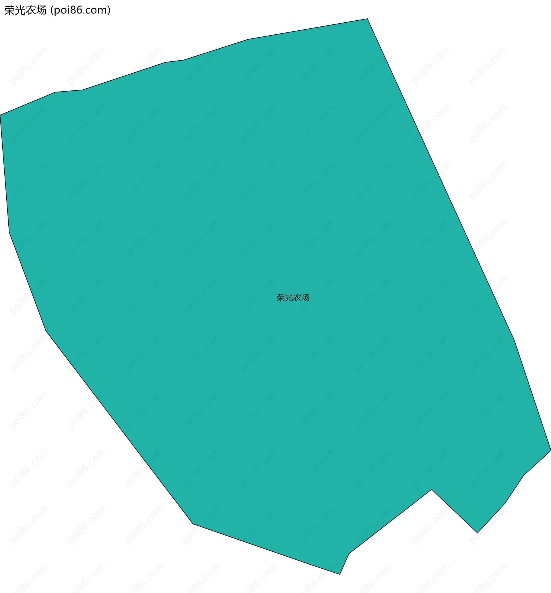 荣光农场边界地图