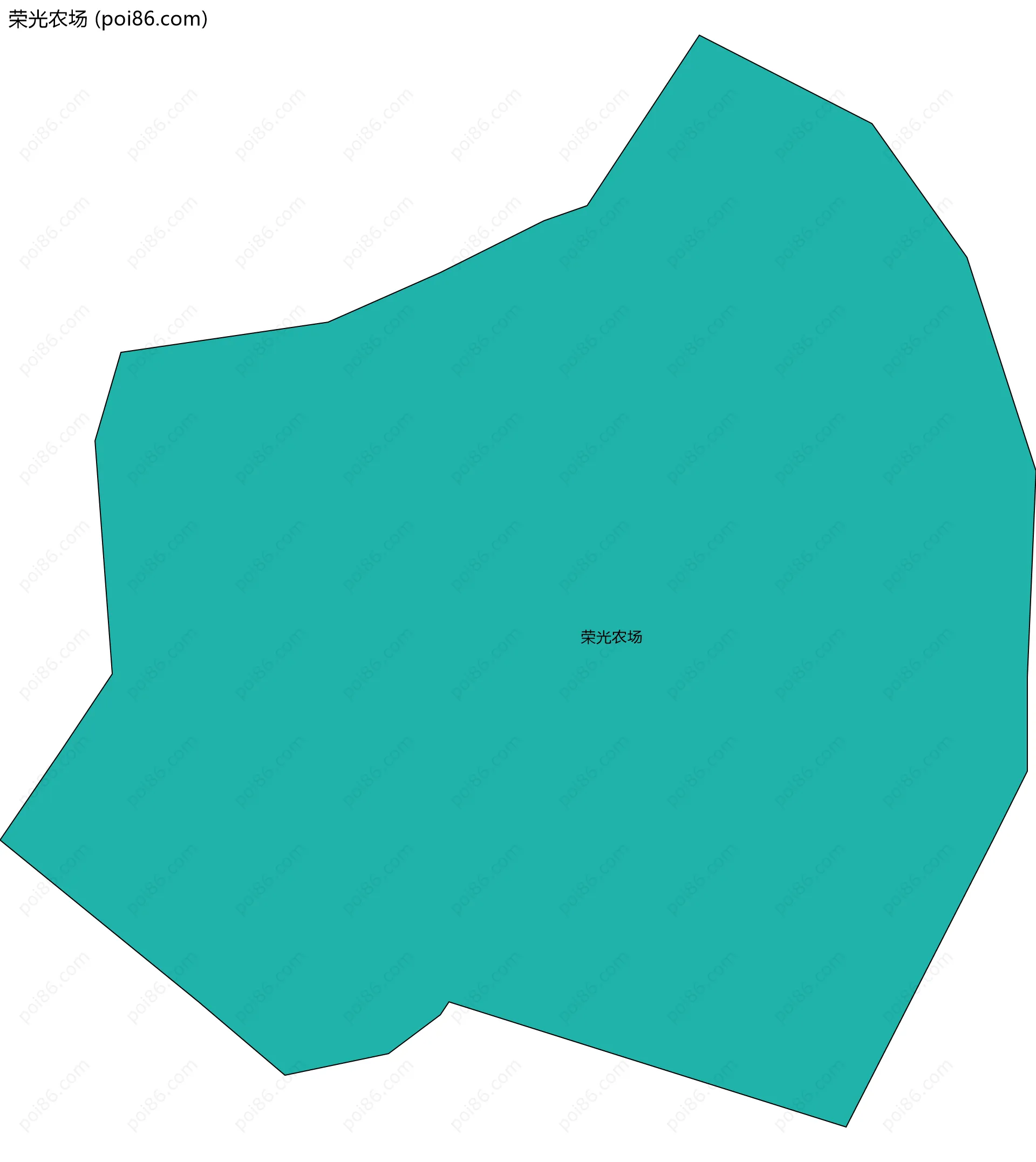 荣光农场边界地图