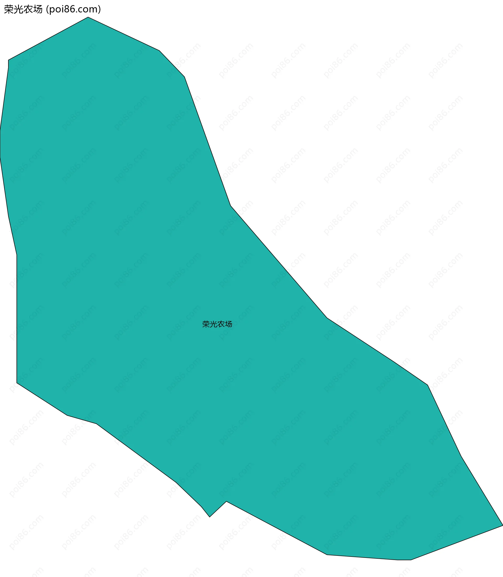 荣光农场边界地图