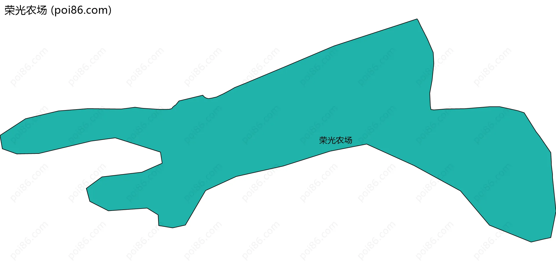 荣光农场边界地图