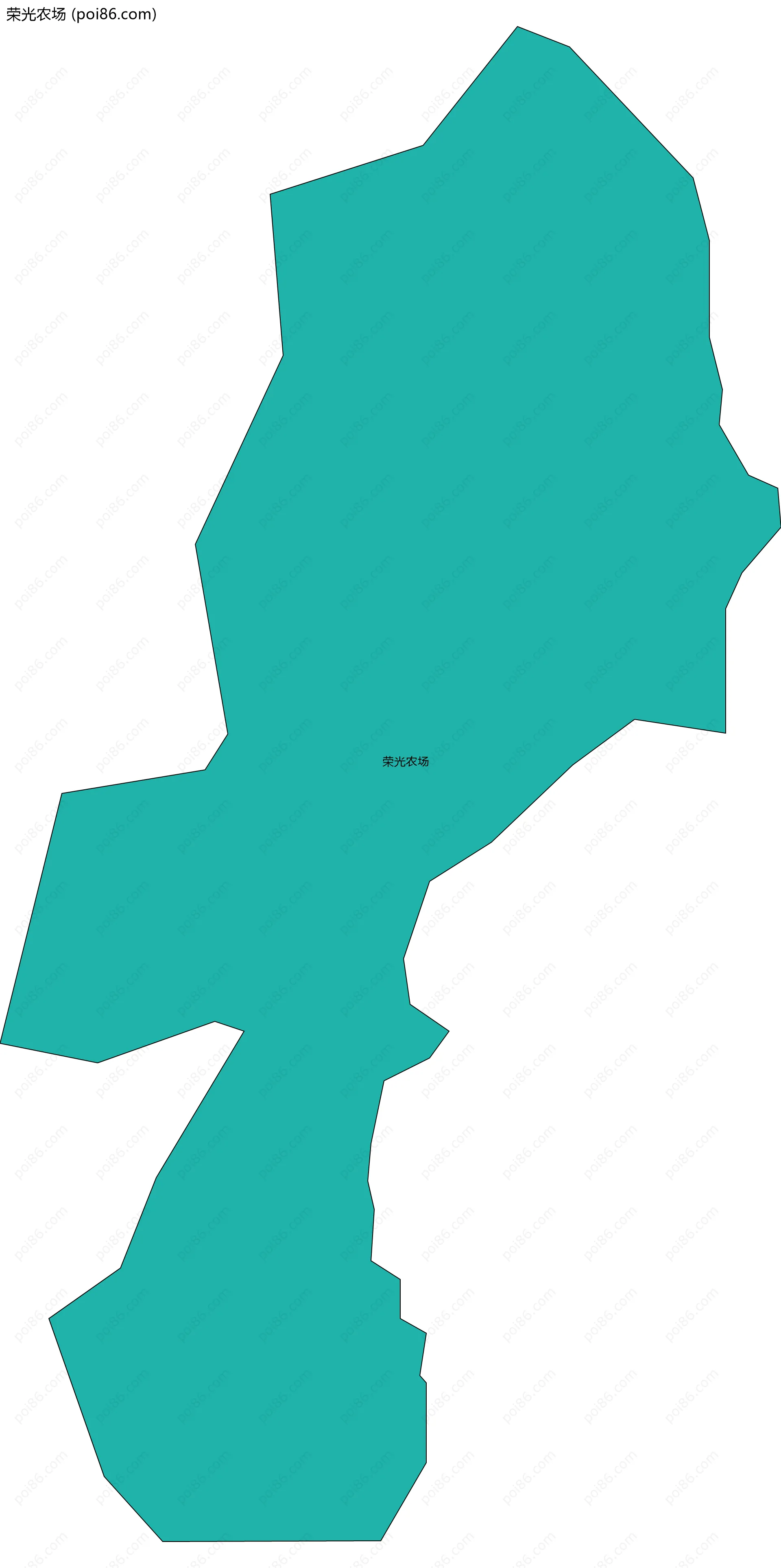 荣光农场边界地图