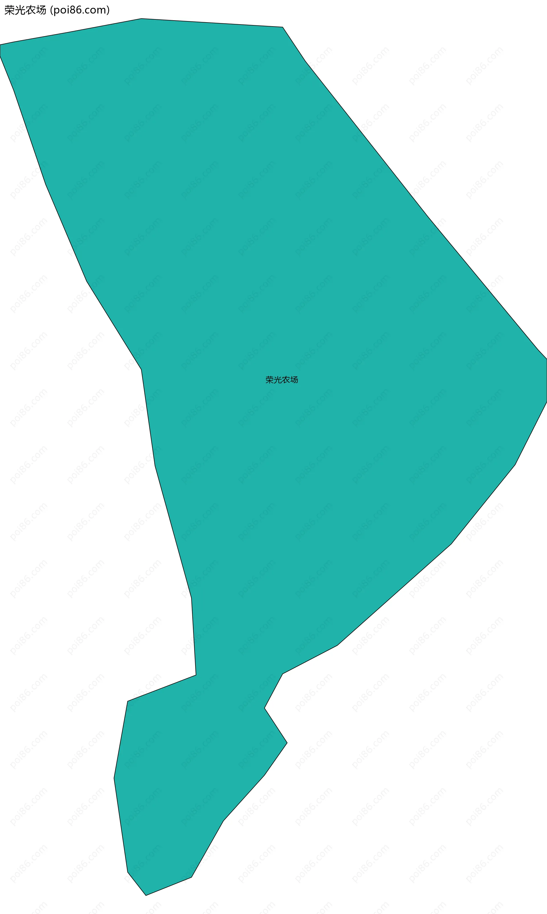 荣光农场边界地图