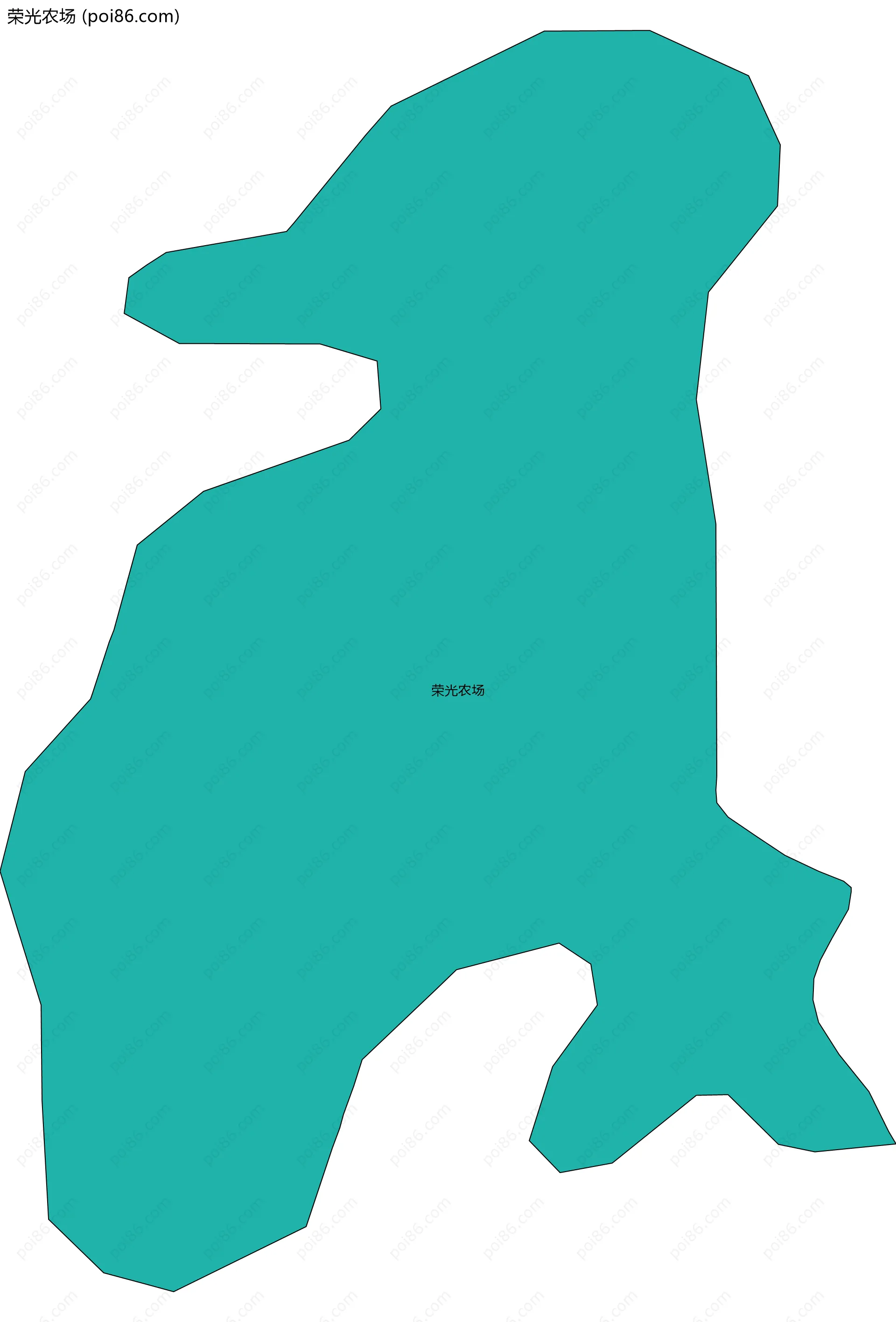 荣光农场边界地图