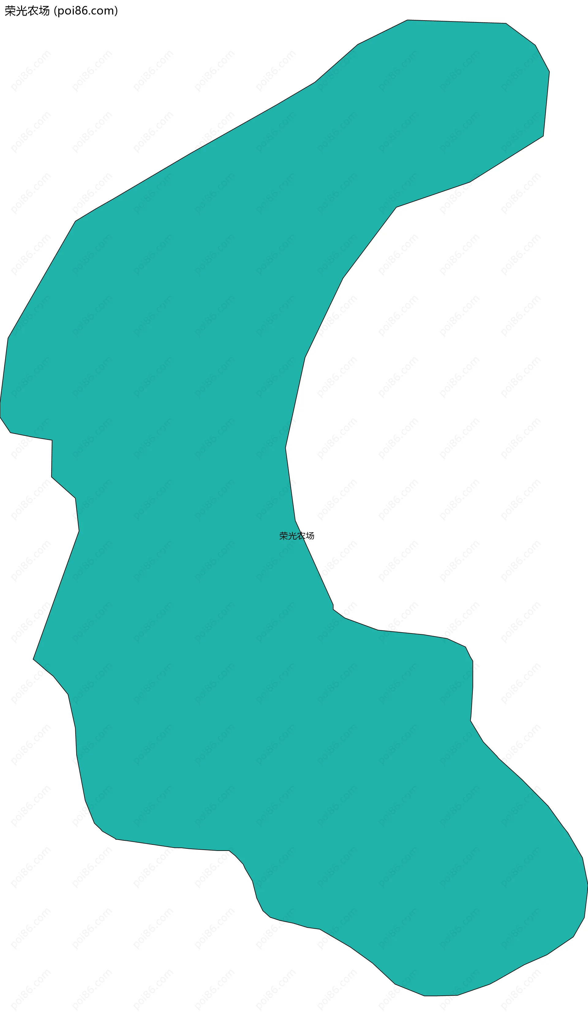 荣光农场边界地图