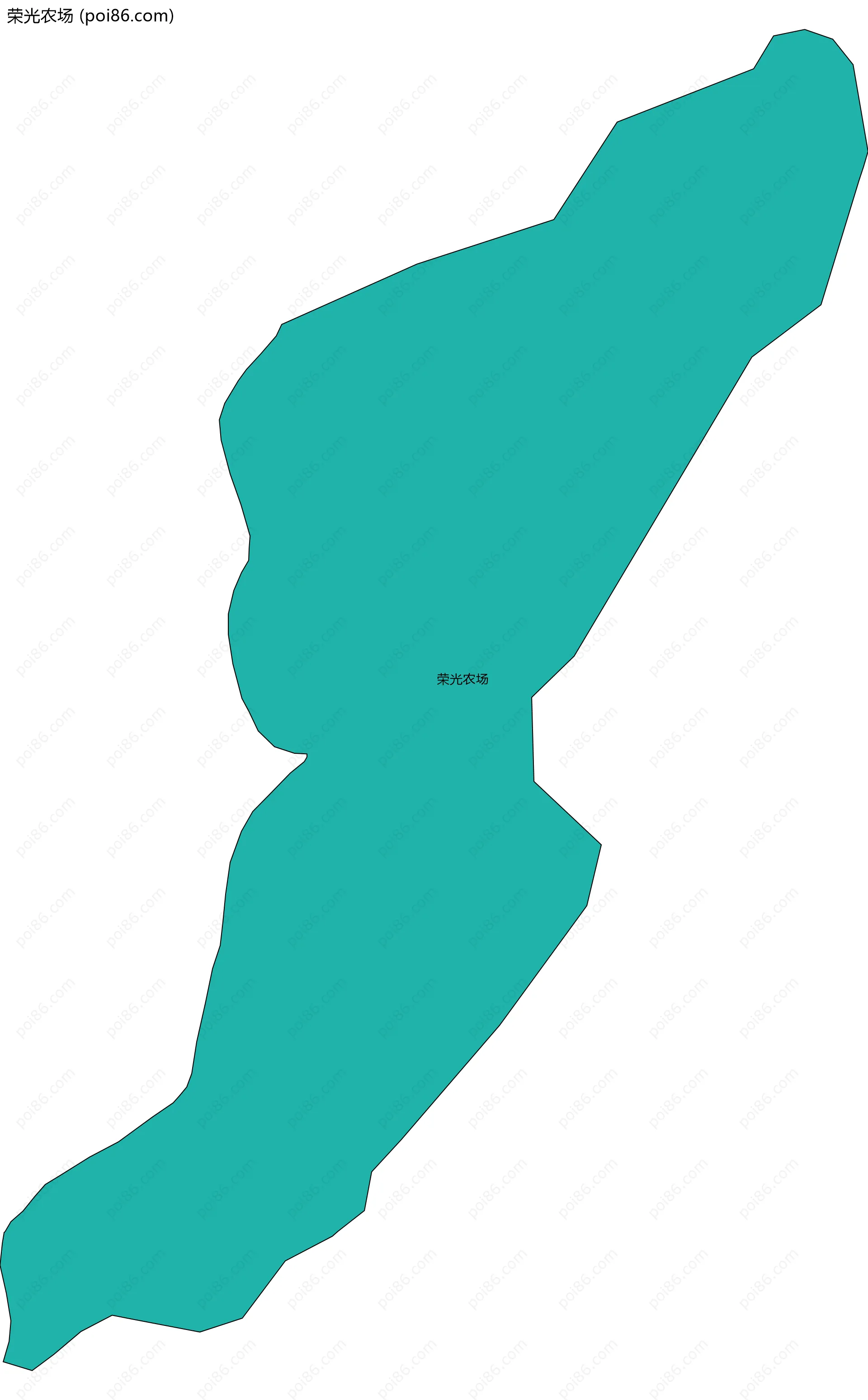 荣光农场边界地图