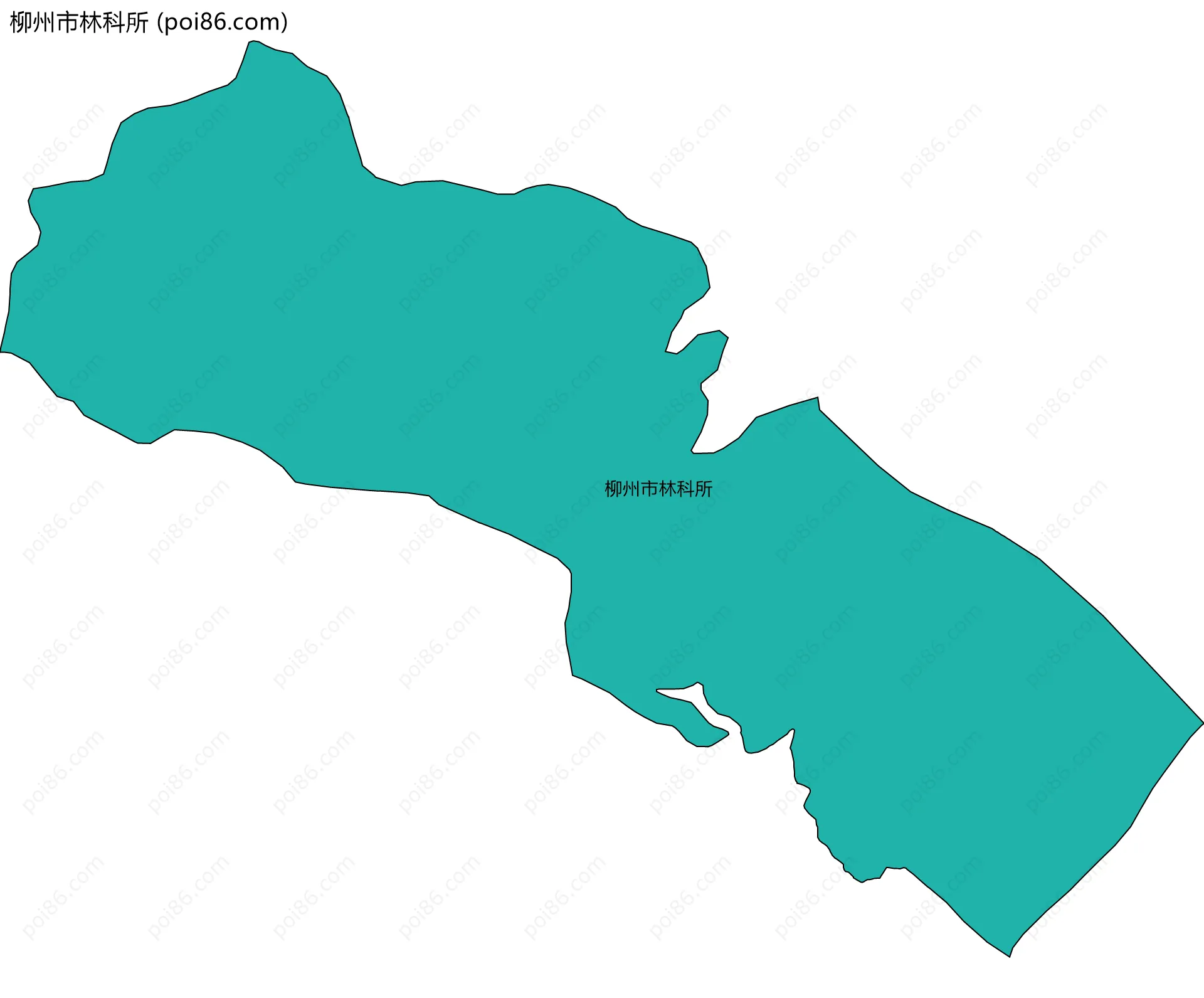 柳州市林科所边界地图