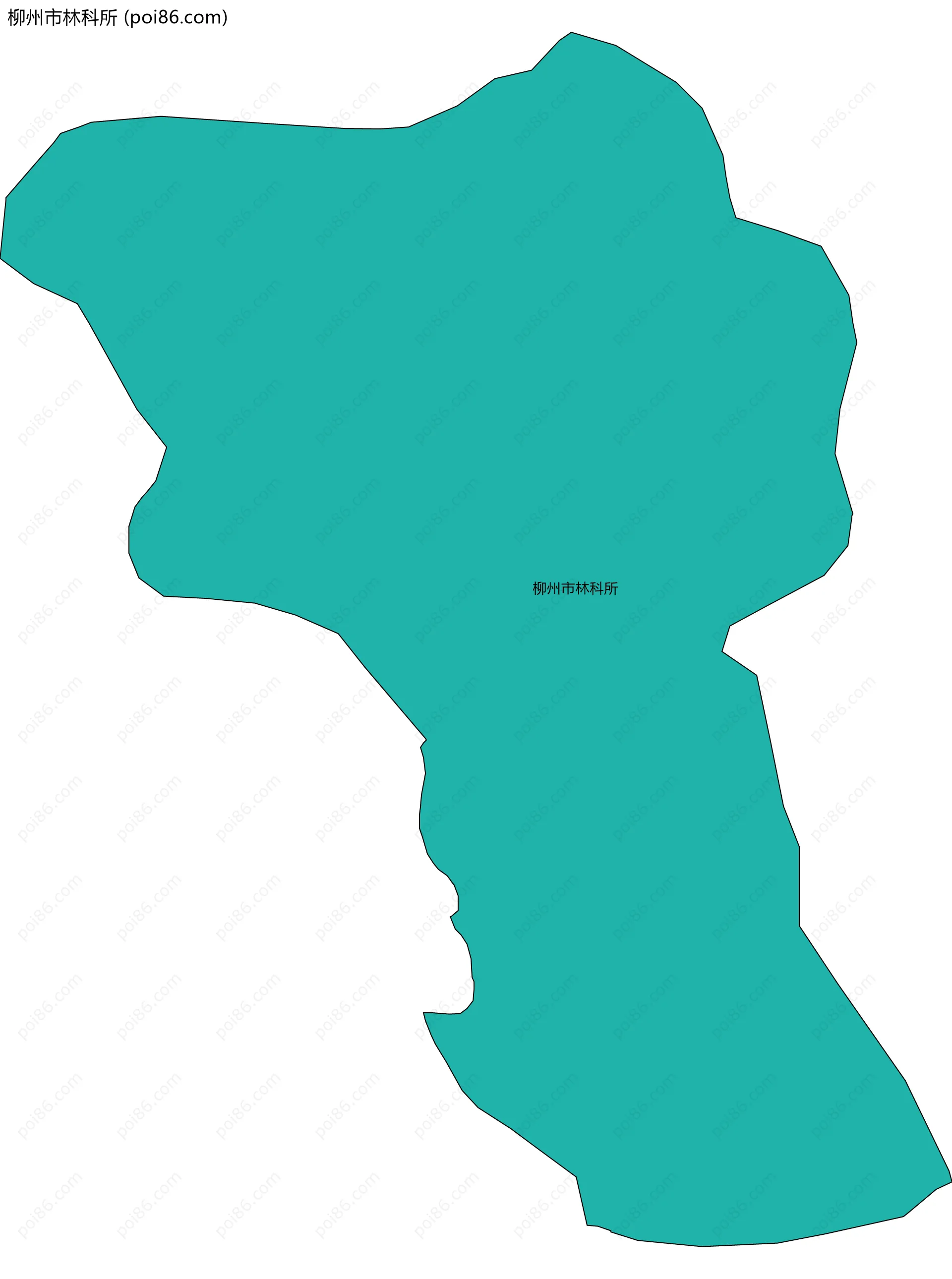 柳州市林科所边界地图