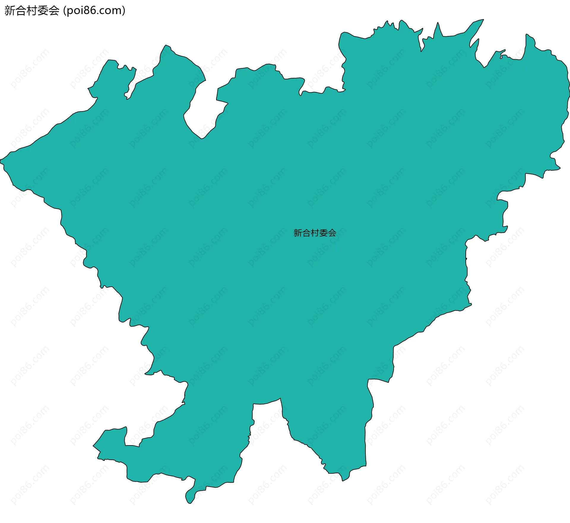 新合村委会边界地图